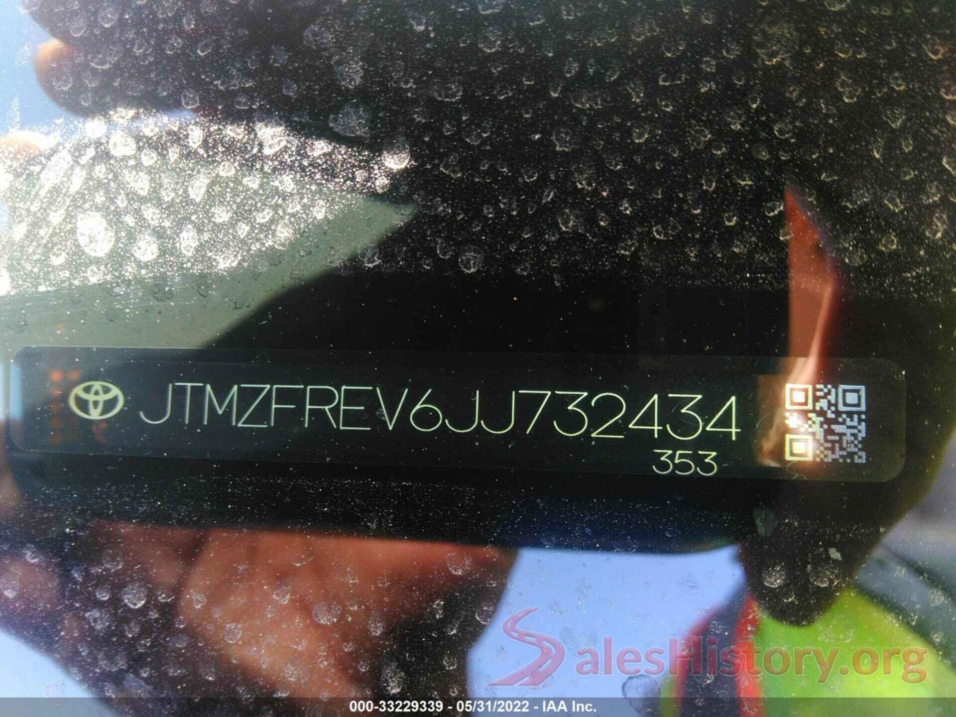 JTMZFREV6JJ732434 2018 TOYOTA RAV4