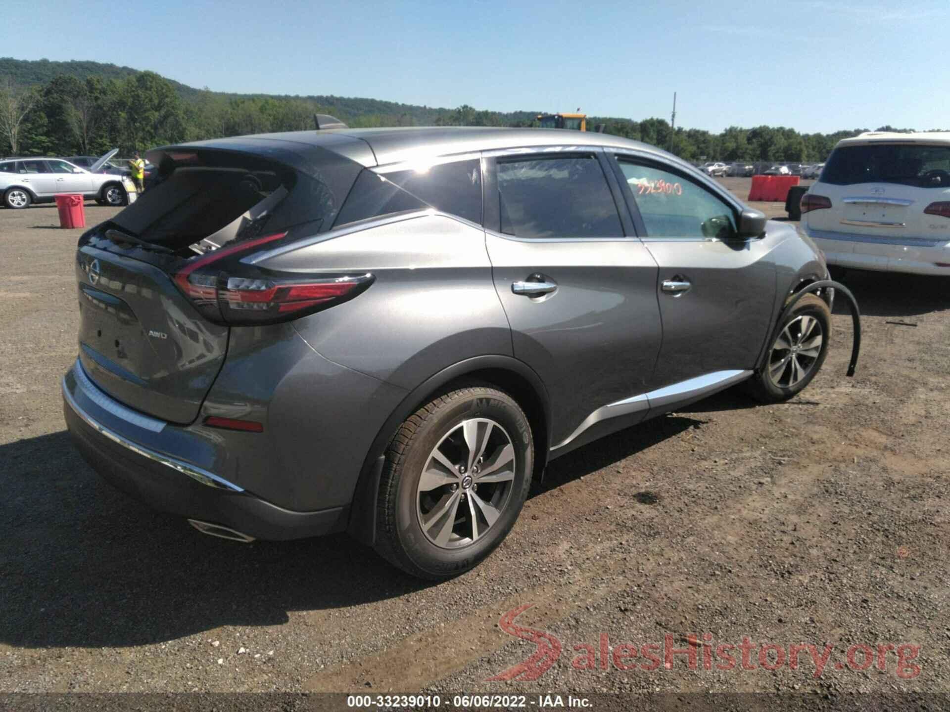 5N1AZ2AS8NC121849 2022 NISSAN MURANO