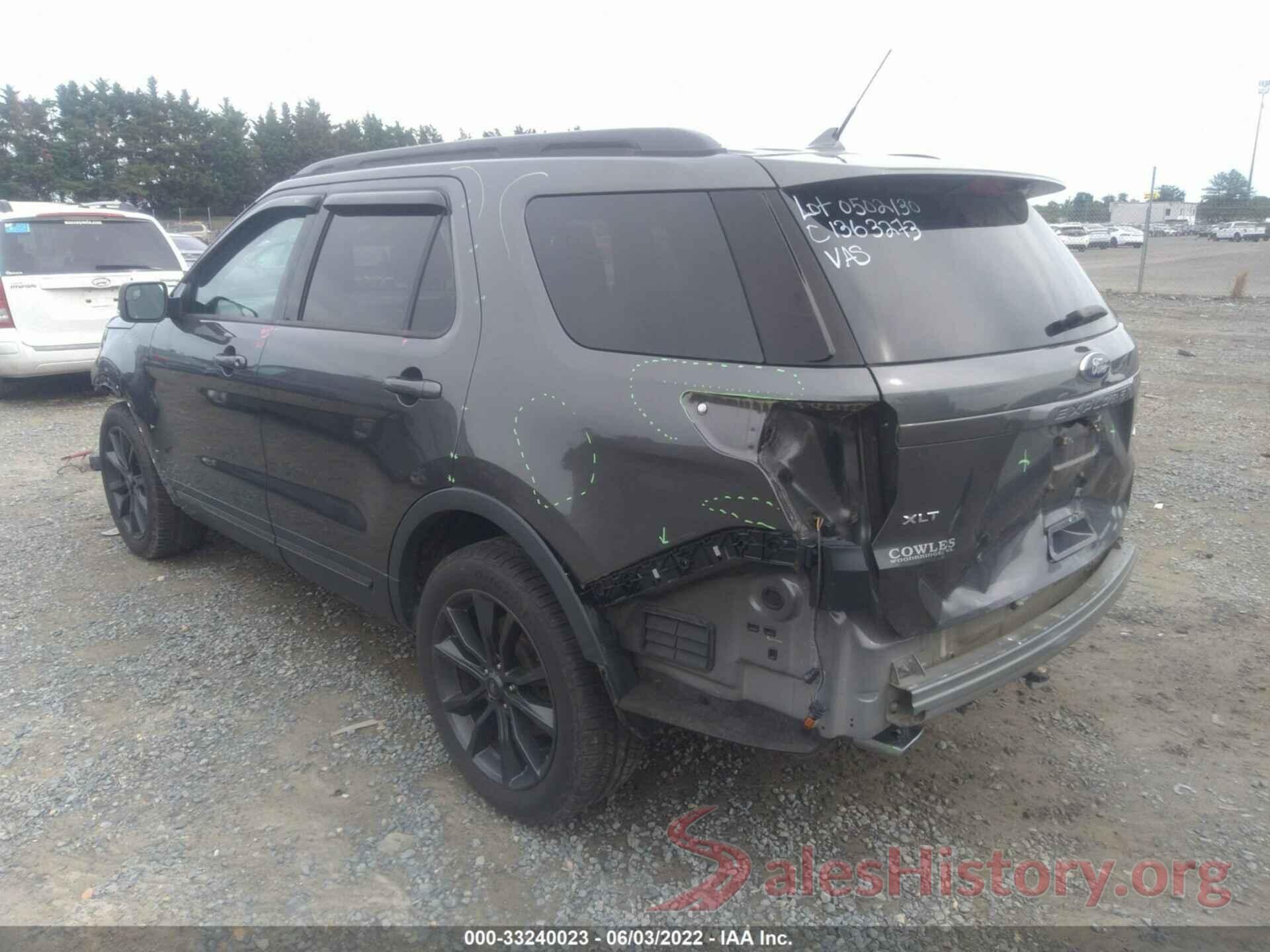 1FM5K8D89JGB52703 2018 FORD EXPLORER