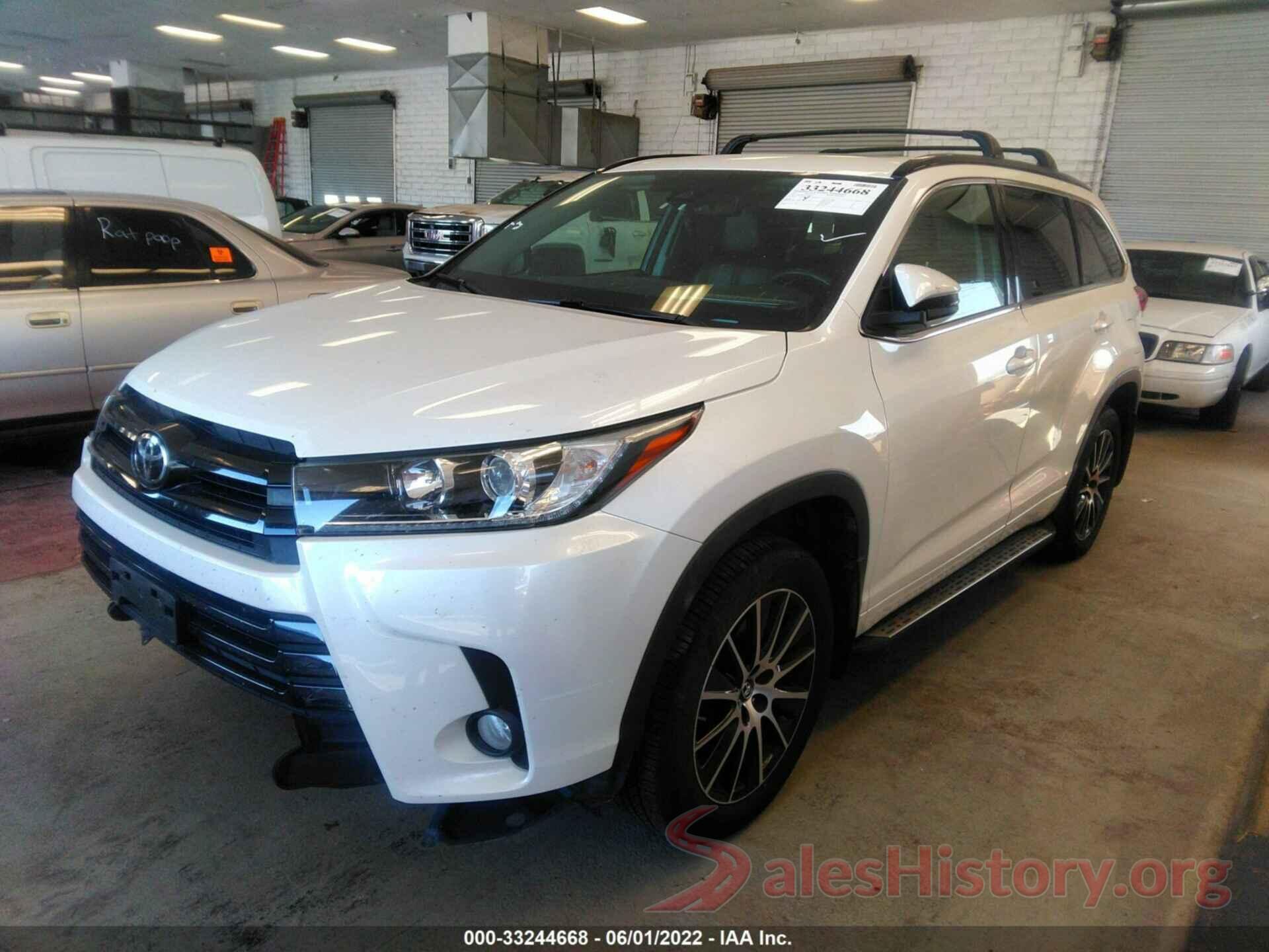 5TDJZRFH7HS360757 2017 TOYOTA HIGHLANDER