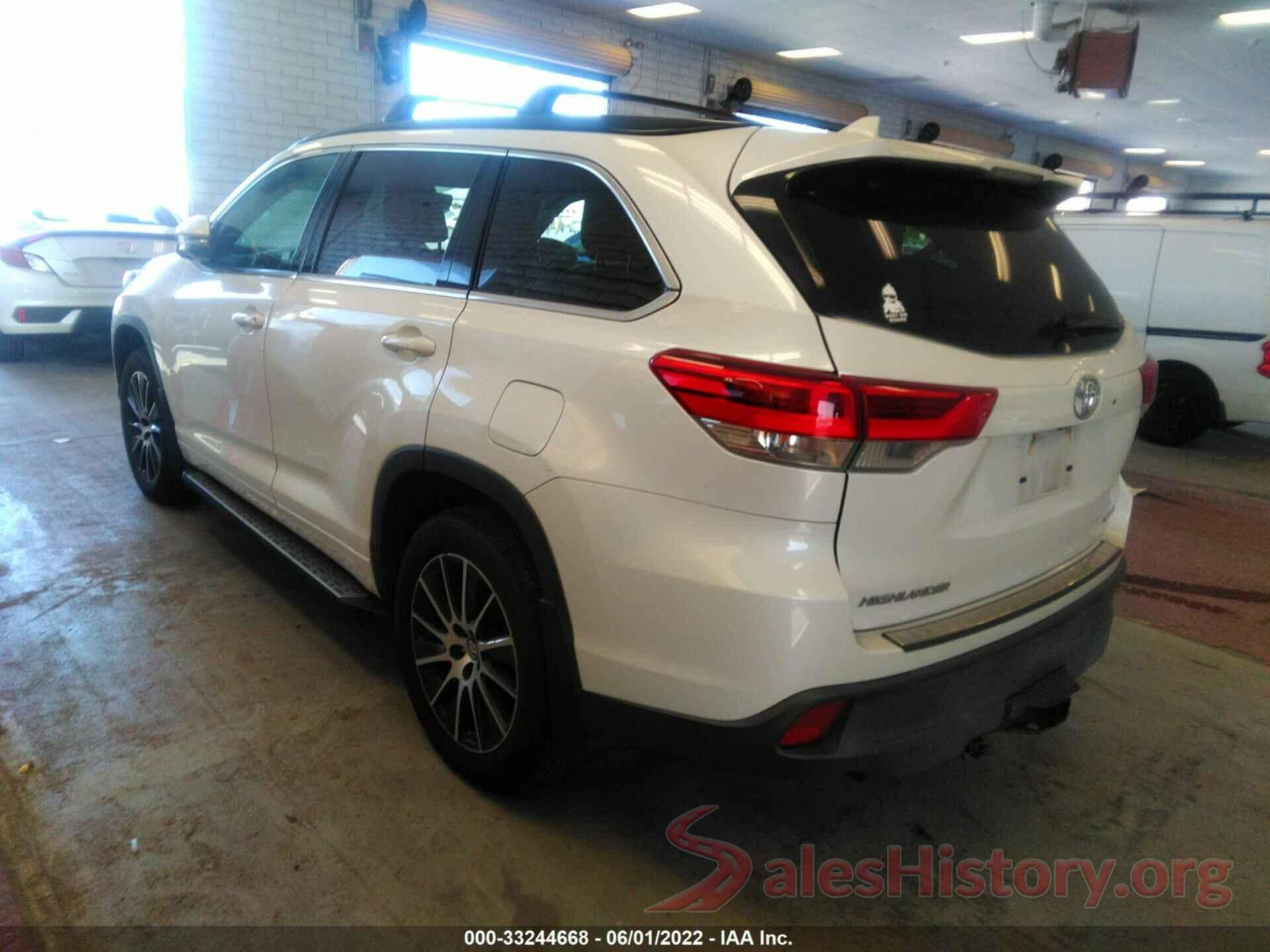 5TDJZRFH7HS360757 2017 TOYOTA HIGHLANDER