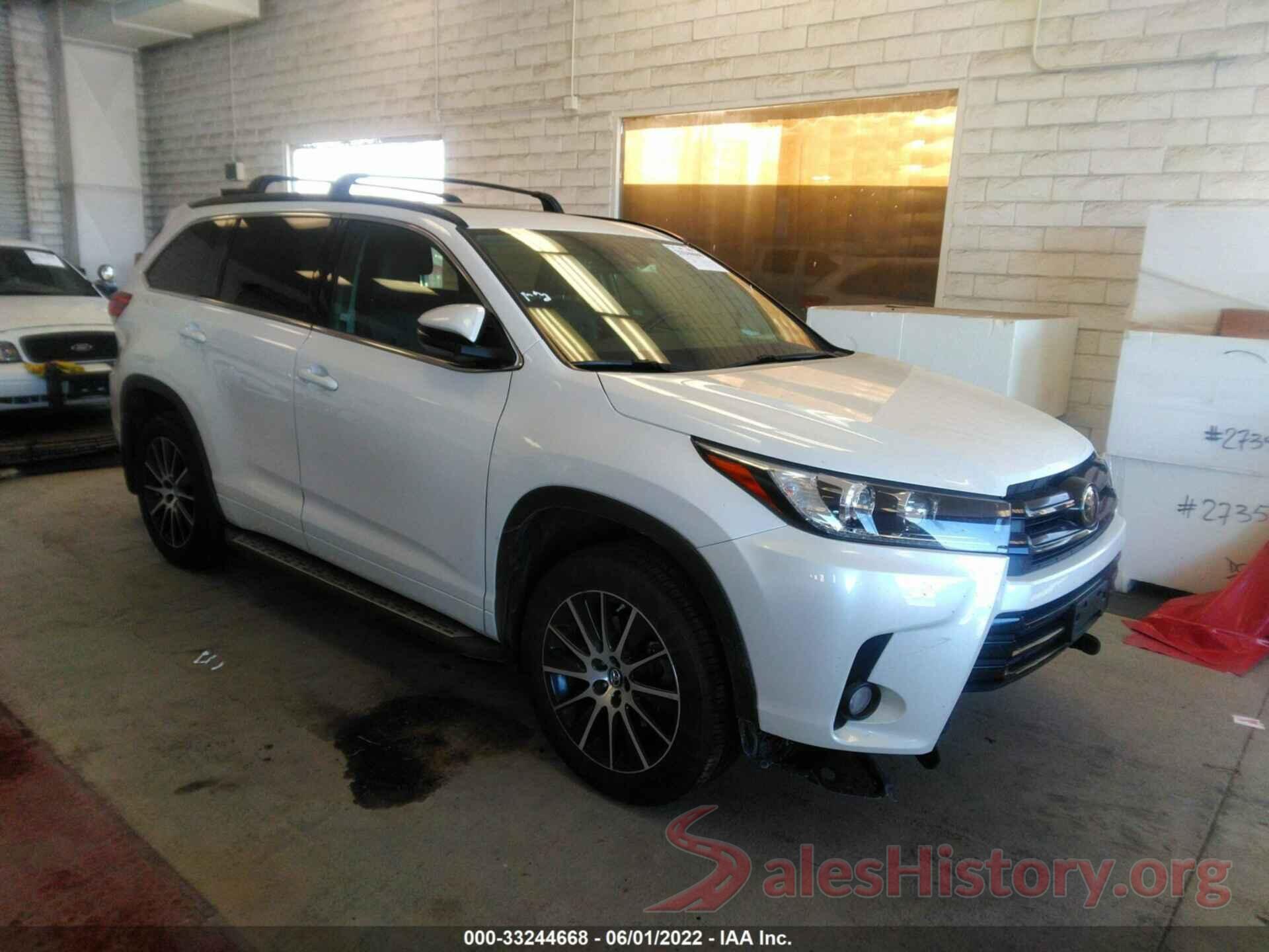 5TDJZRFH7HS360757 2017 TOYOTA HIGHLANDER