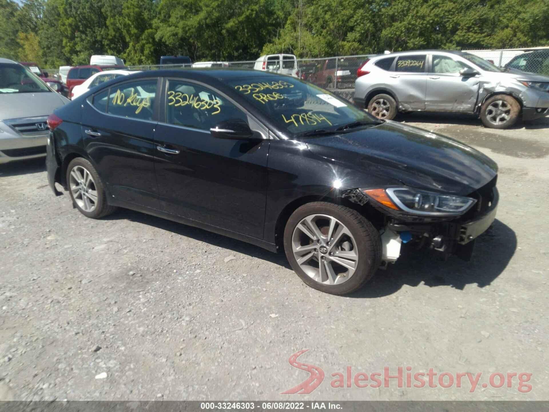 KMHD84LF3HU279168 2017 HYUNDAI ELANTRA