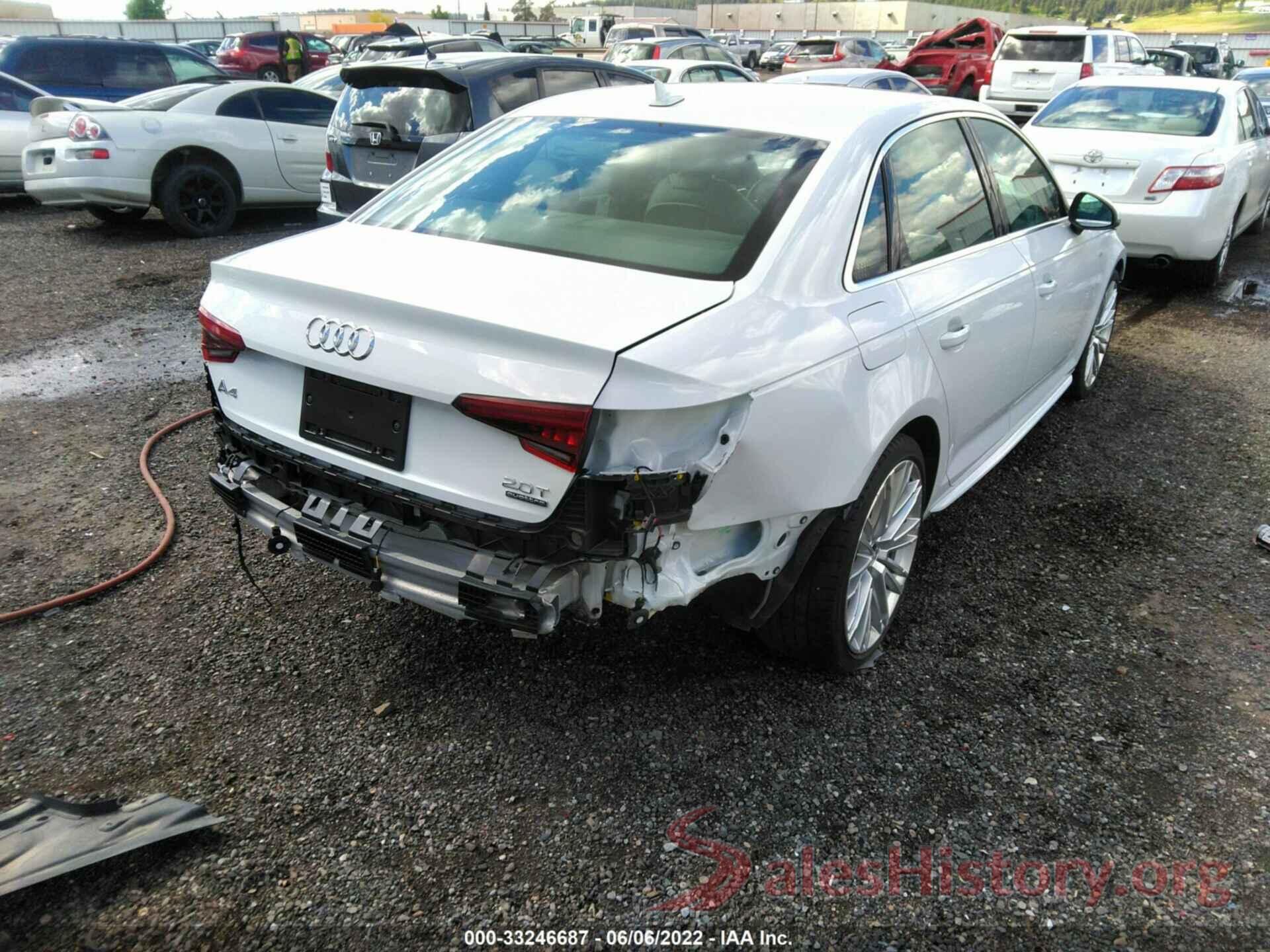 WAUENAF48JA222415 2018 AUDI A4