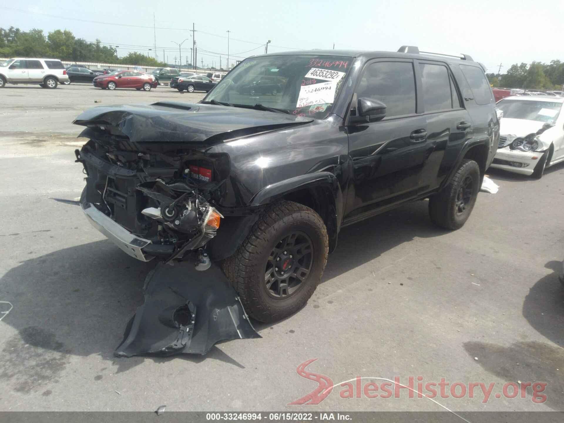 JTEBU5JR0J5592085 2018 TOYOTA 4RUNNER