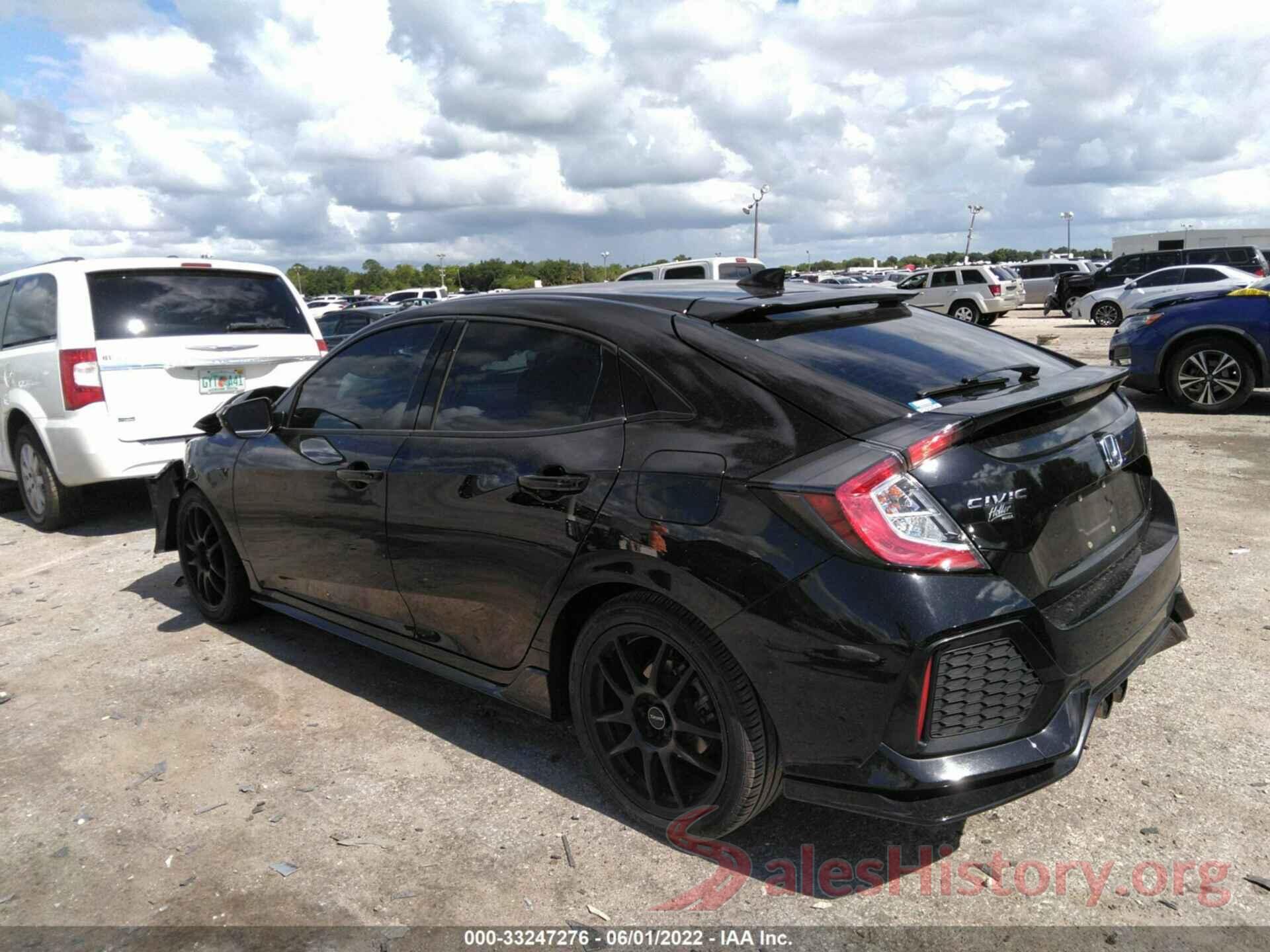 SHHFK7H97JU222052 2018 HONDA CIVIC HATCHBACK