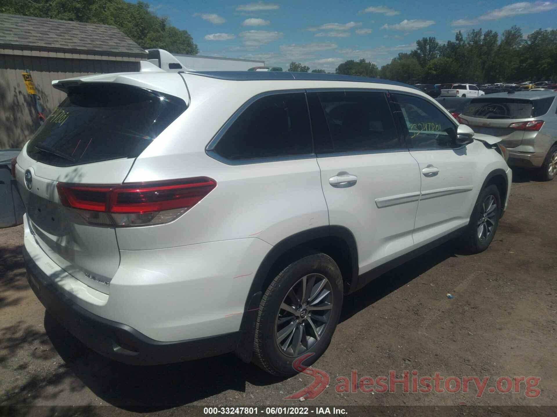 5TDJZRFH0KS620309 2019 TOYOTA HIGHLANDER