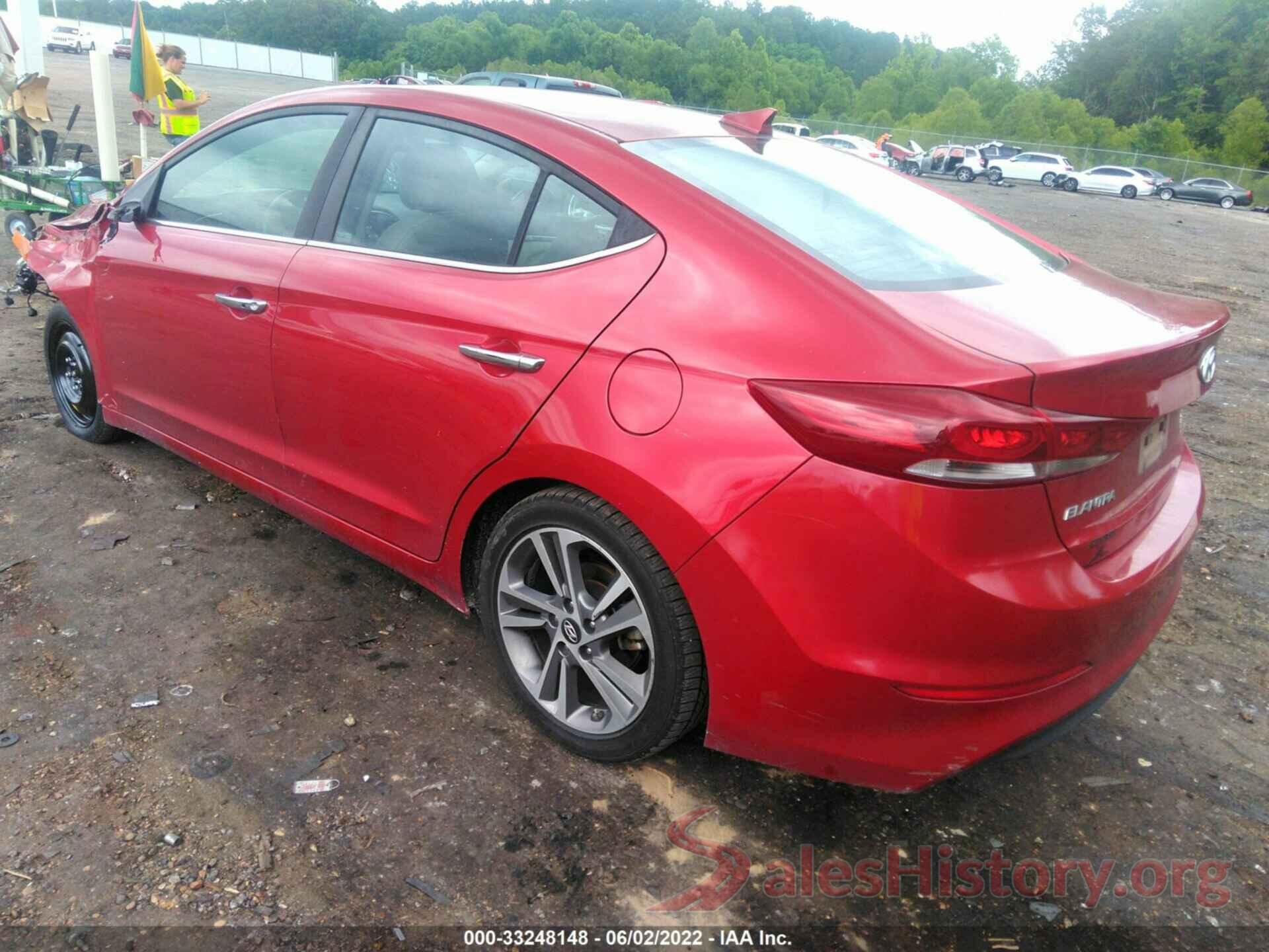 5NPD84LF9HH179459 2017 HYUNDAI ELANTRA