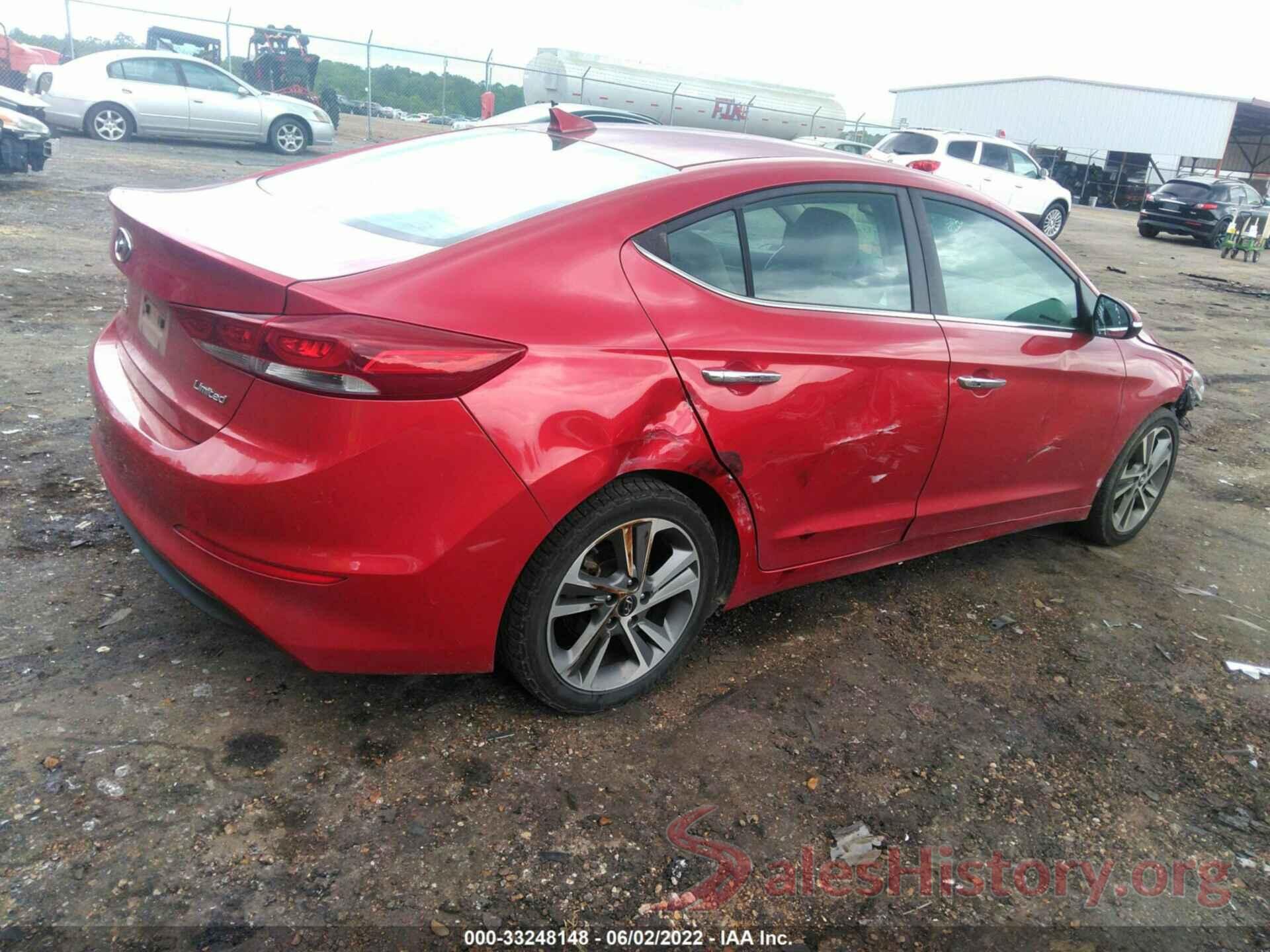 5NPD84LF9HH179459 2017 HYUNDAI ELANTRA