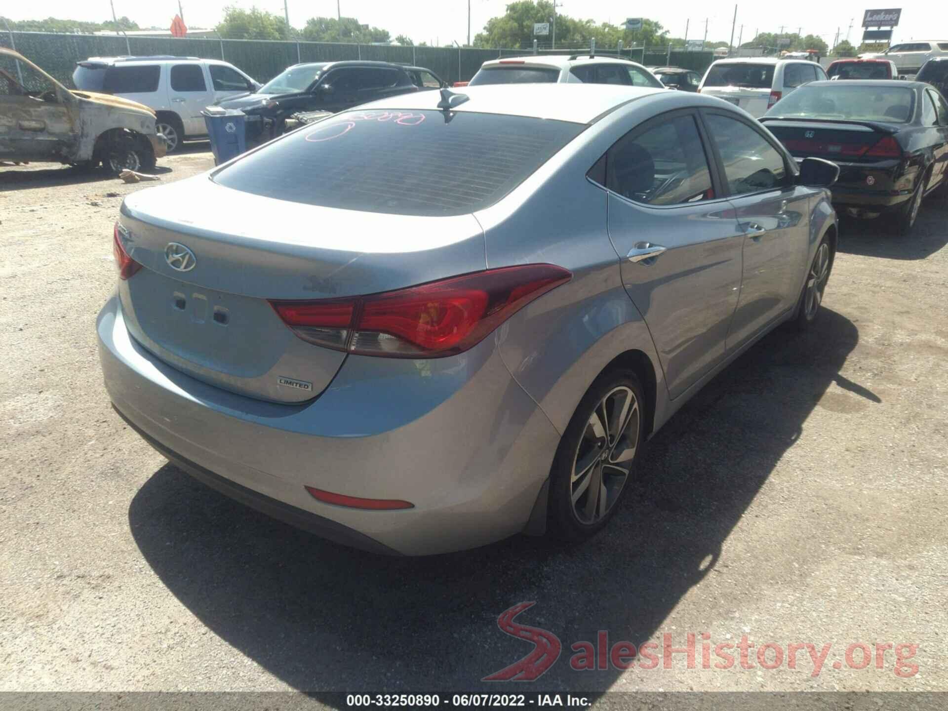 5NPDH4AE7FH571444 2015 HYUNDAI ELANTRA