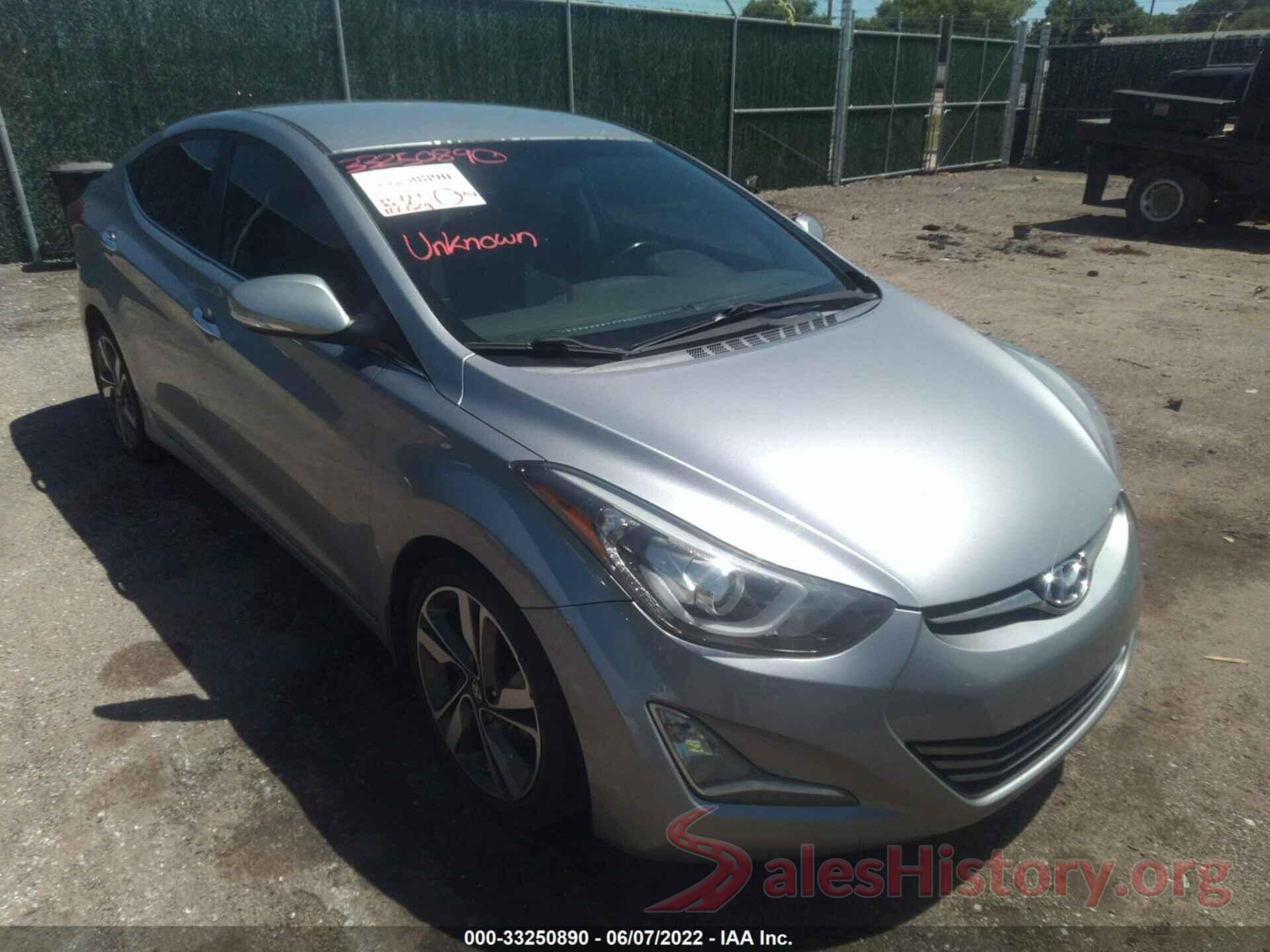 5NPDH4AE7FH571444 2015 HYUNDAI ELANTRA