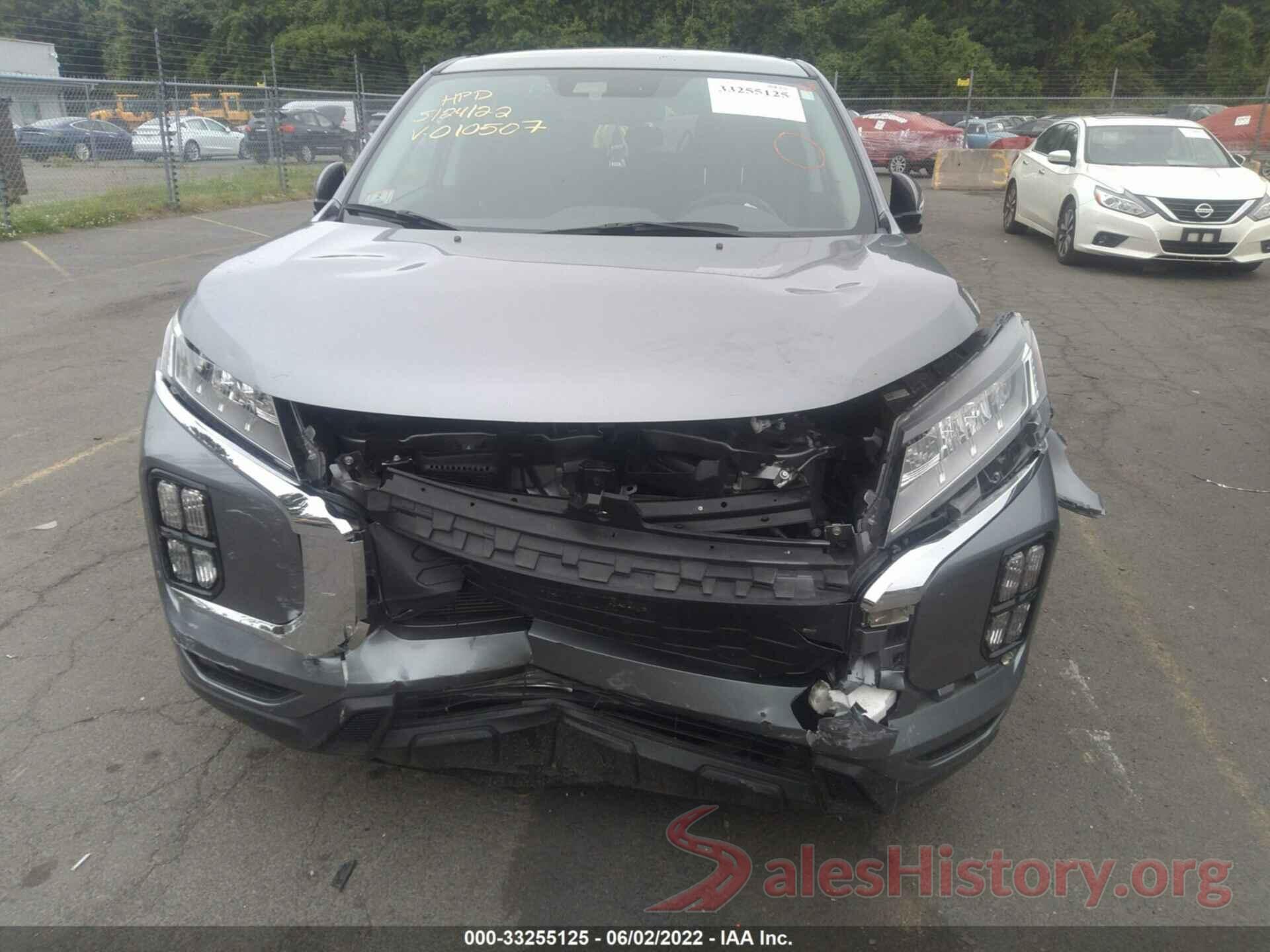 JA4ARUAU0MU010507 2021 MITSUBISHI OUTLANDER SPORT