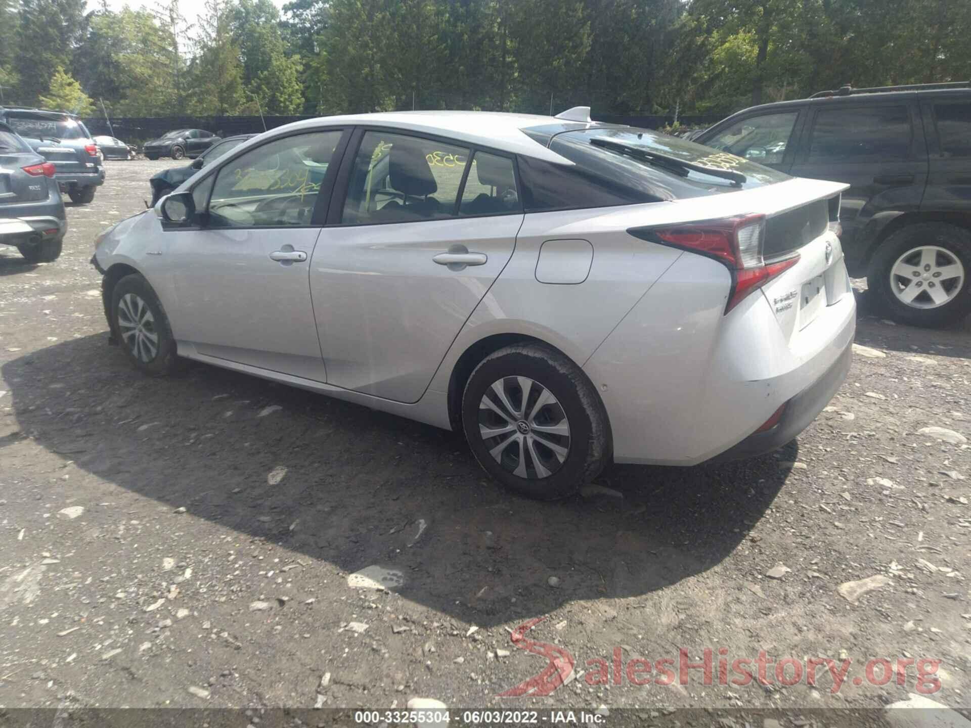 JTDL9RFU8K3010309 2019 TOYOTA PRIUS