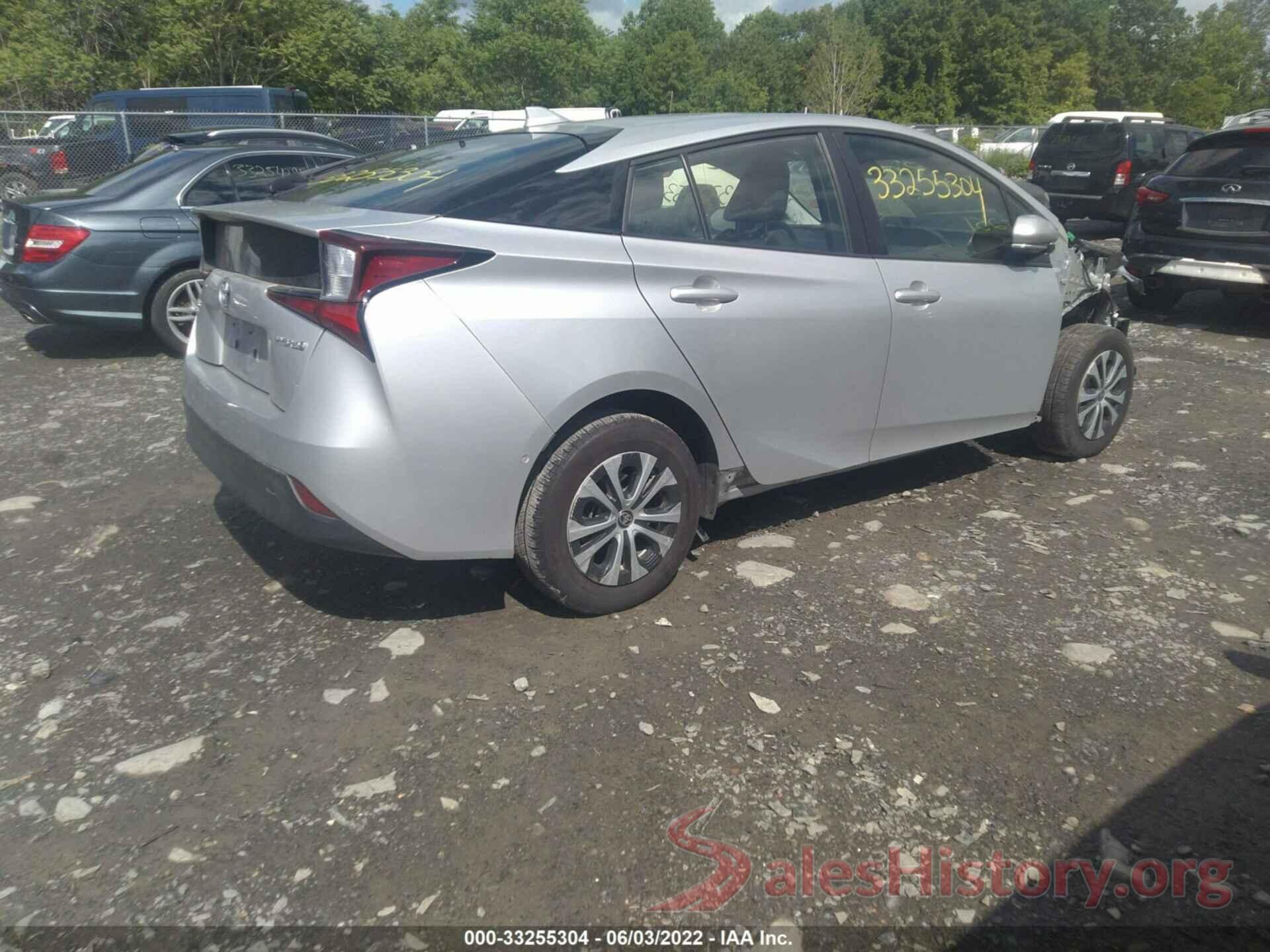 JTDL9RFU8K3010309 2019 TOYOTA PRIUS