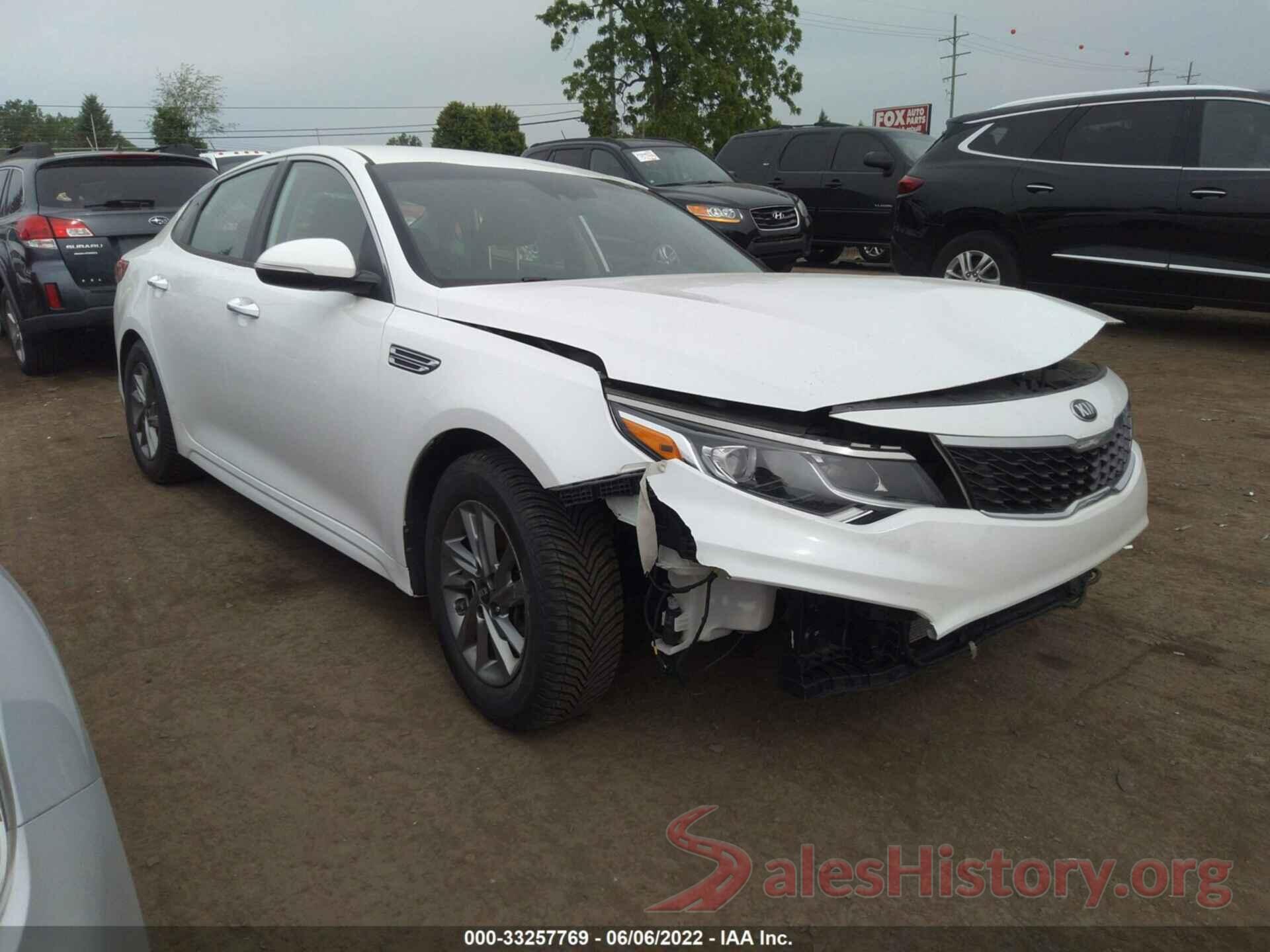 5XXGT4L33KG307666 2019 KIA OPTIMA