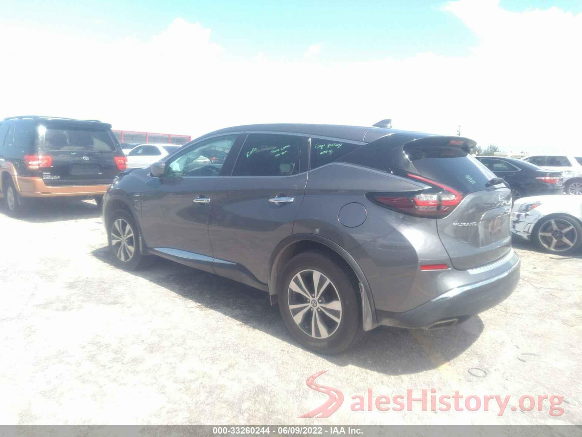 5N1AZ2MJ5KN134657 2019 NISSAN MURANO