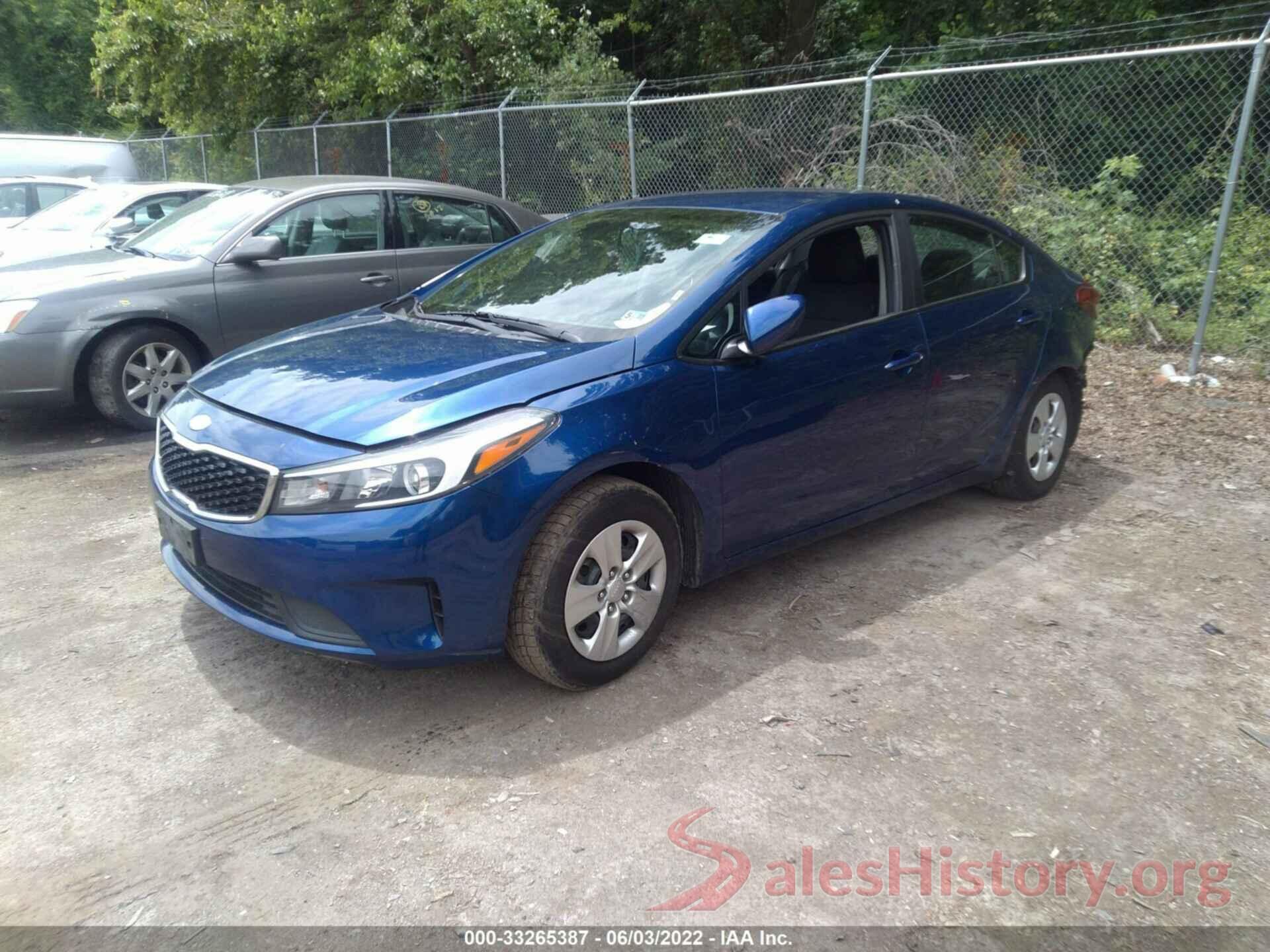 3KPFK4A77JE257348 2018 KIA FORTE