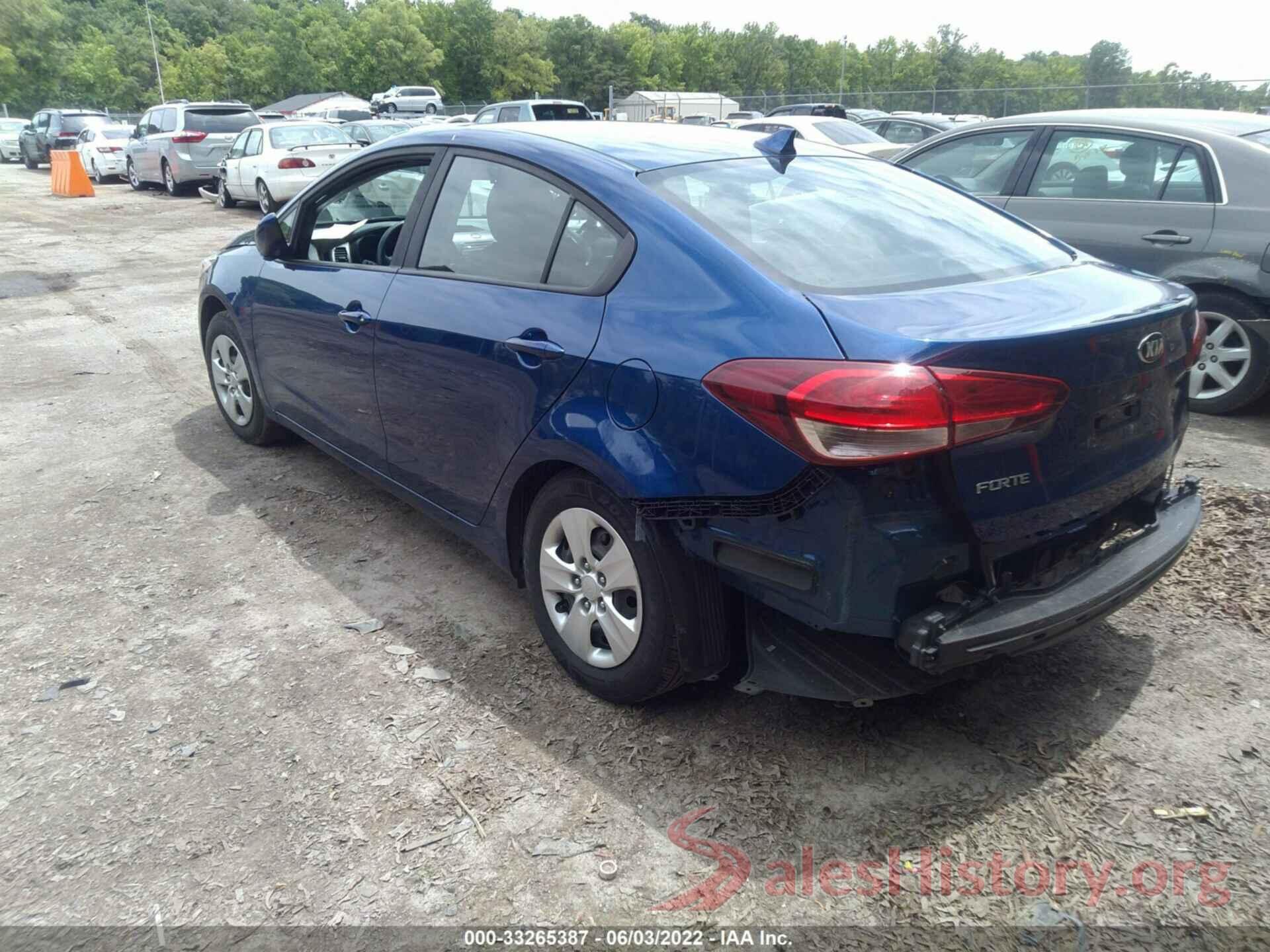 3KPFK4A77JE257348 2018 KIA FORTE