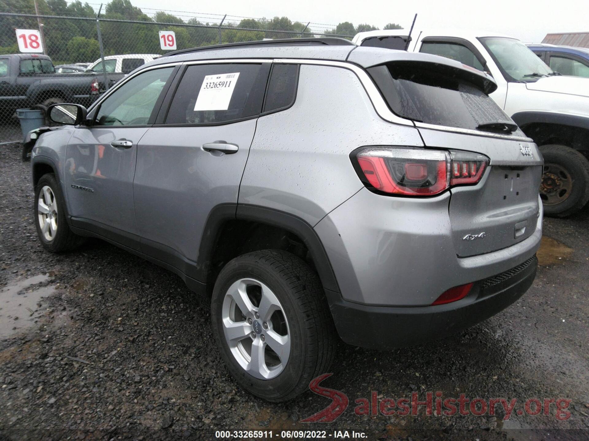 3C4NJDBB8KT593900 2019 JEEP COMPASS