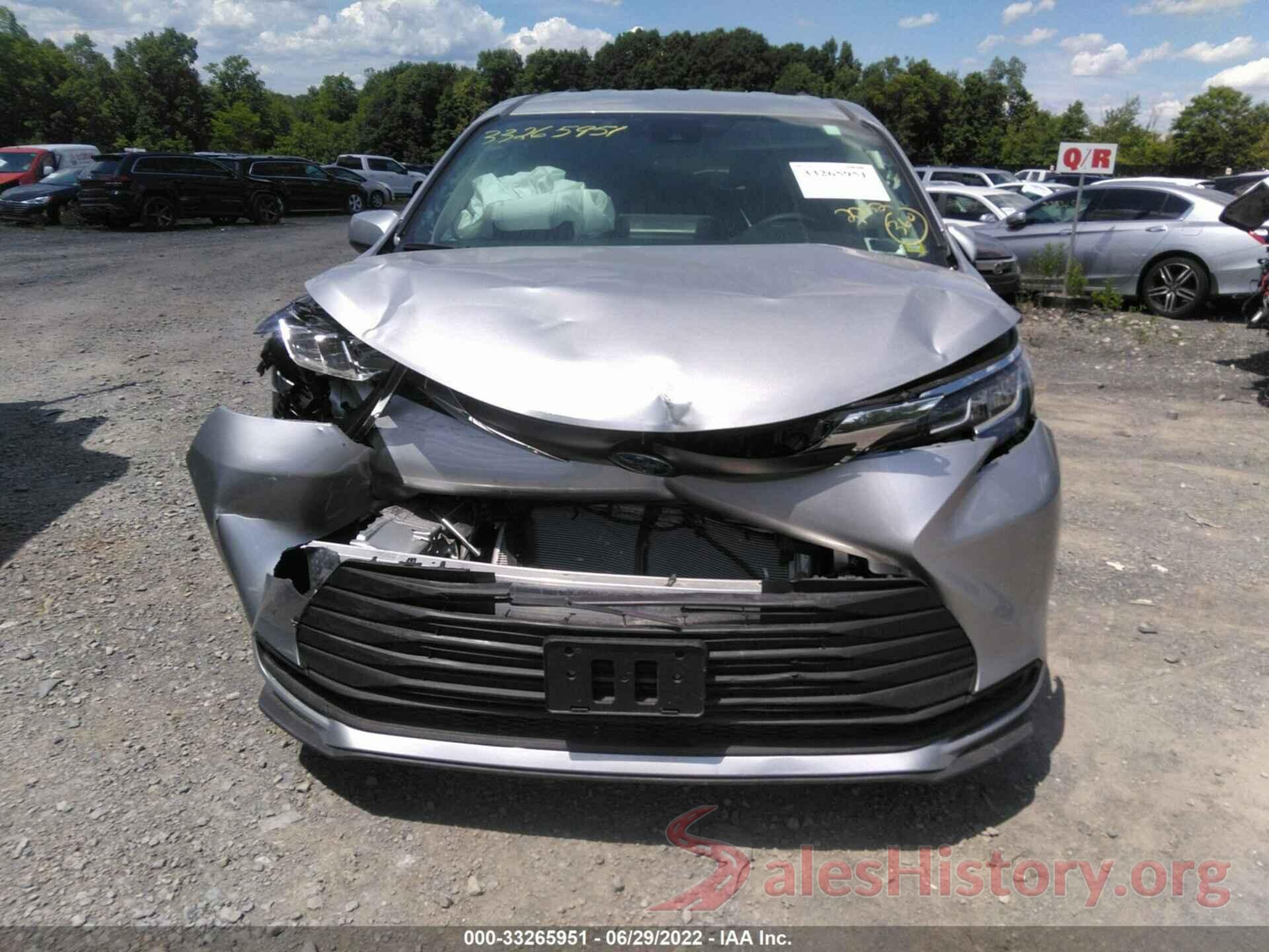 5TDKRKEC0NS103887 2022 TOYOTA SIENNA