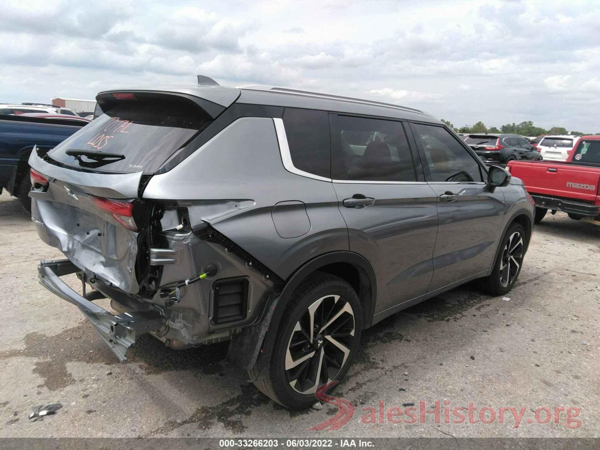 JA4J4VA82NZ010326 2022 MITSUBISHI OUTLANDER