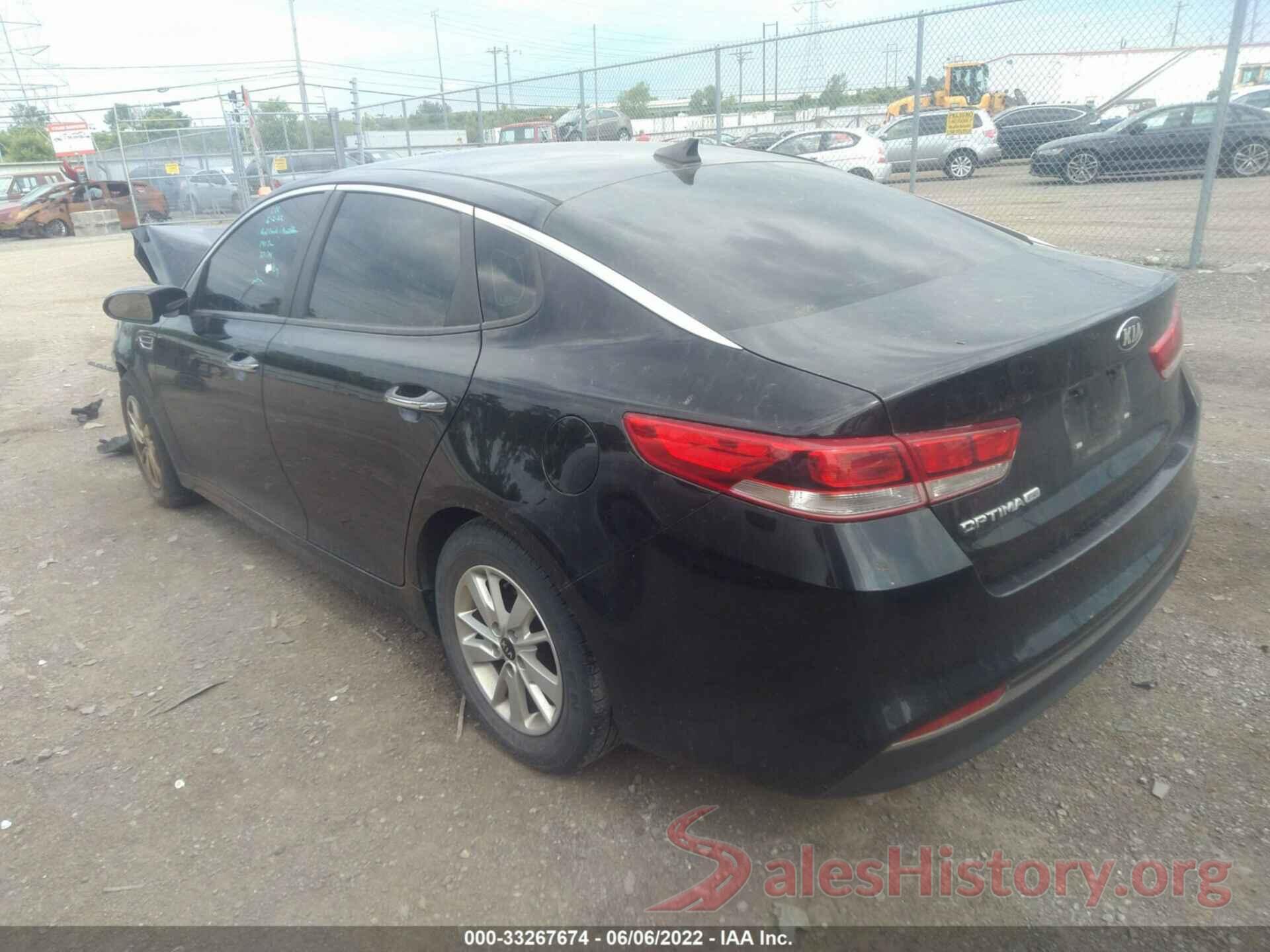 5XXGT4L31GG101480 2016 KIA OPTIMA