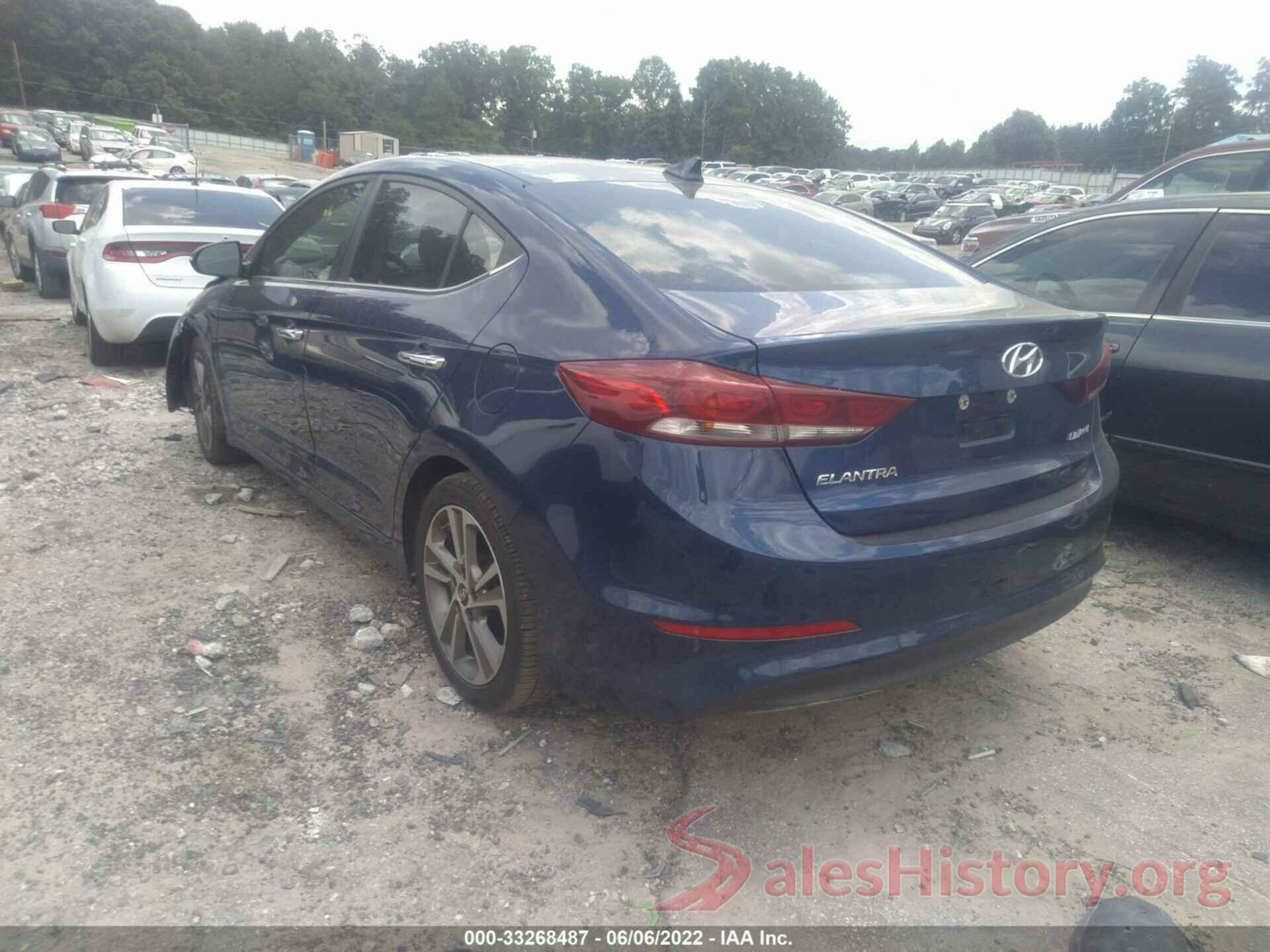 5NPD84LF3HH005600 2017 HYUNDAI ELANTRA