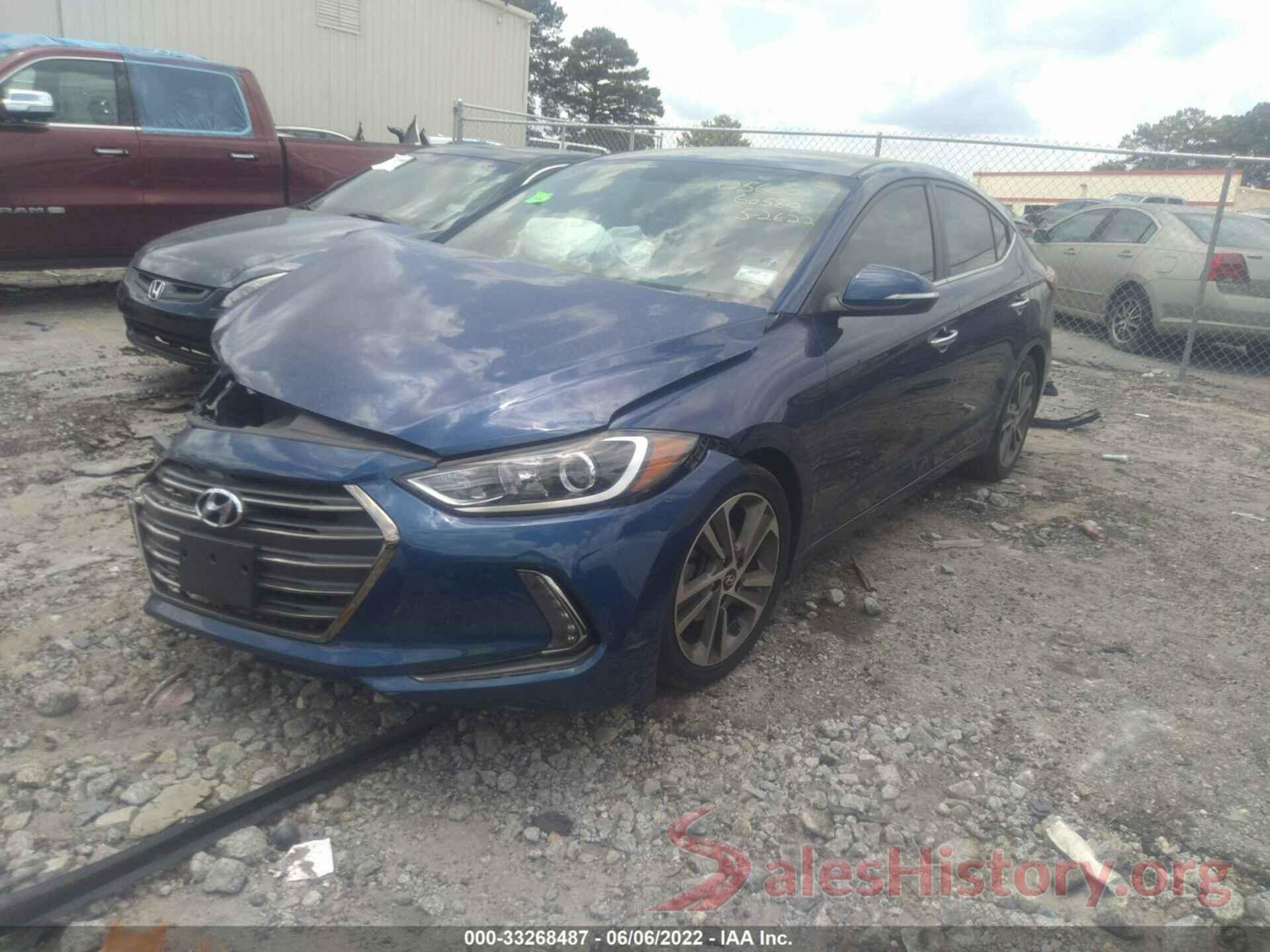 5NPD84LF3HH005600 2017 HYUNDAI ELANTRA