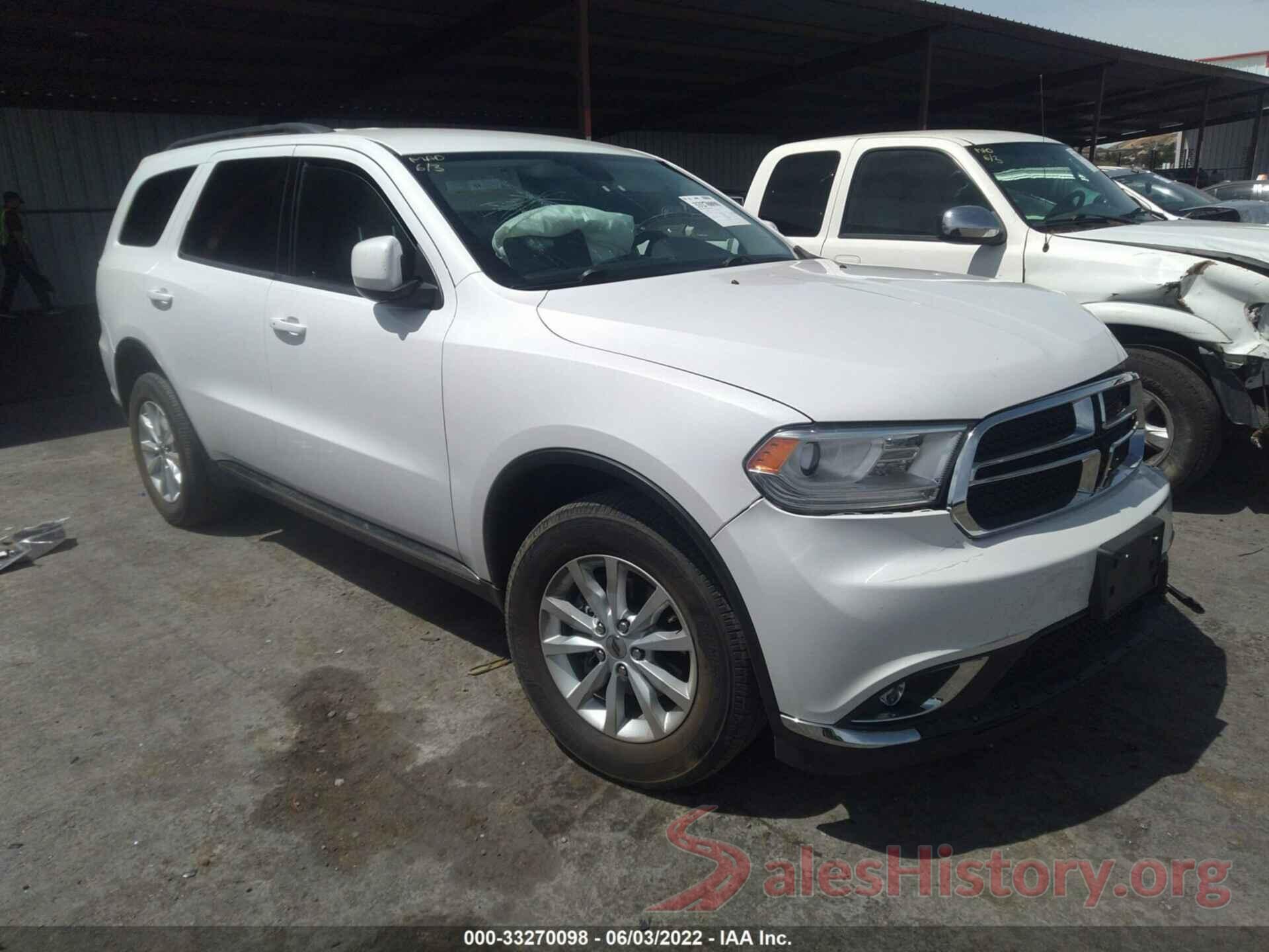 1C4RDJAG6LC330158 2020 DODGE DURANGO