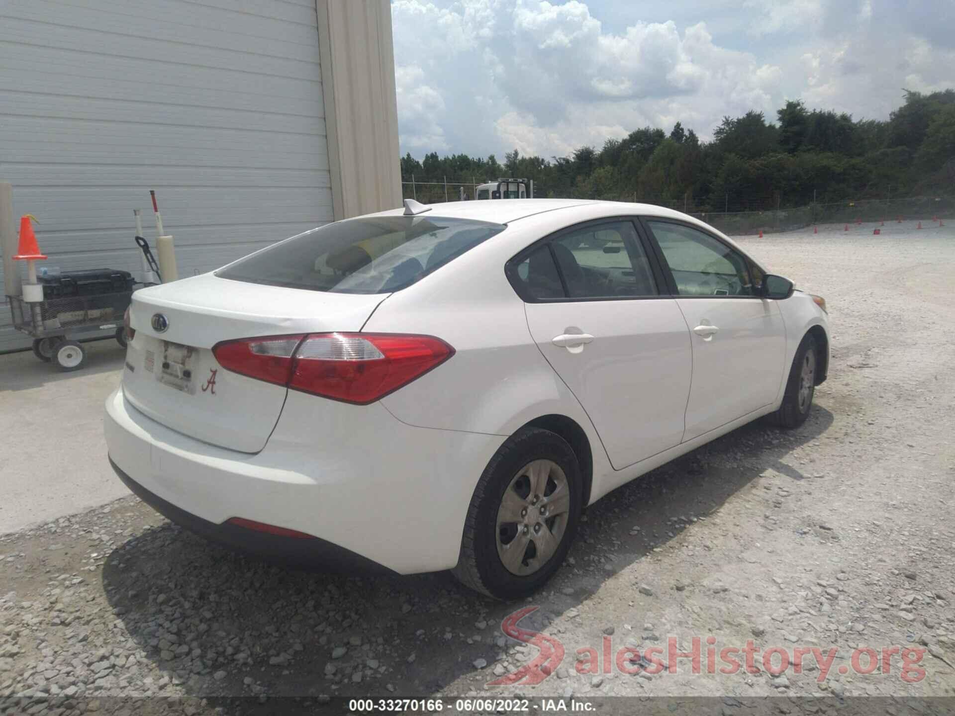 KNAFK4A69G5614943 2016 KIA FORTE