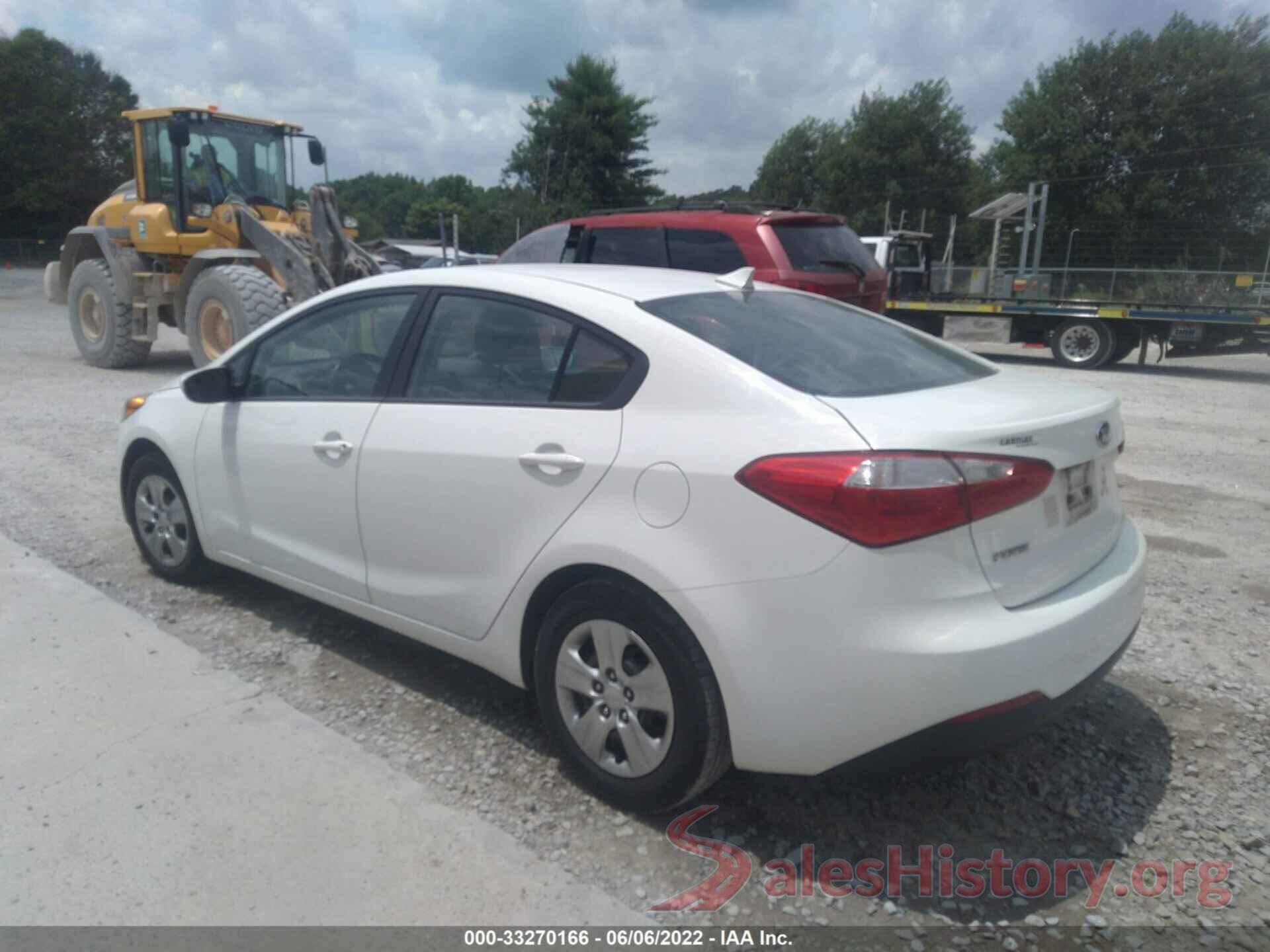 KNAFK4A69G5614943 2016 KIA FORTE