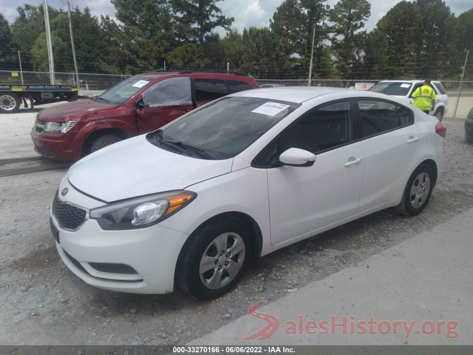 KNAFK4A69G5614943 2016 KIA FORTE