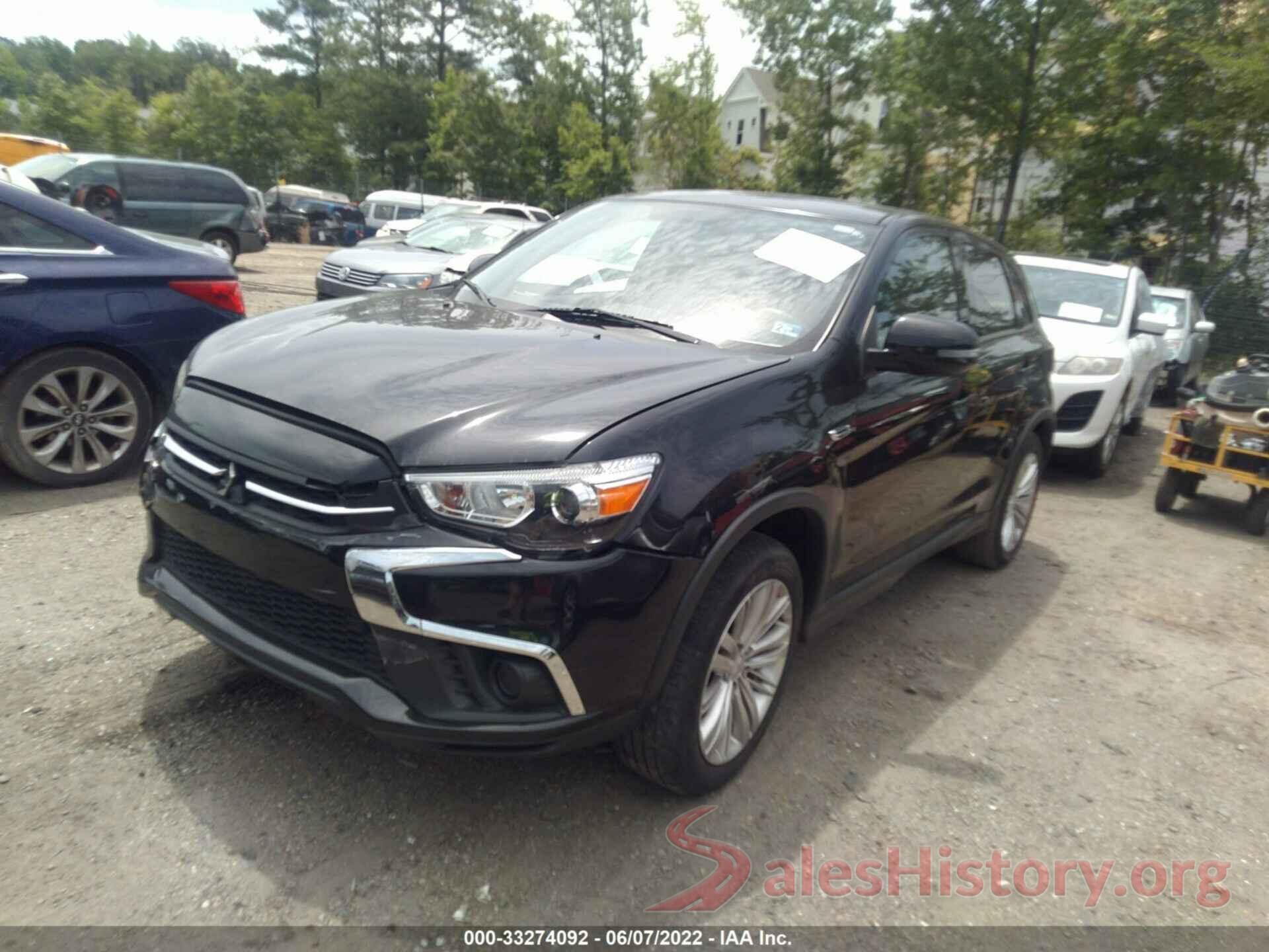 JA4AR3AU1KU001497 2019 MITSUBISHI OUTLANDER SPORT