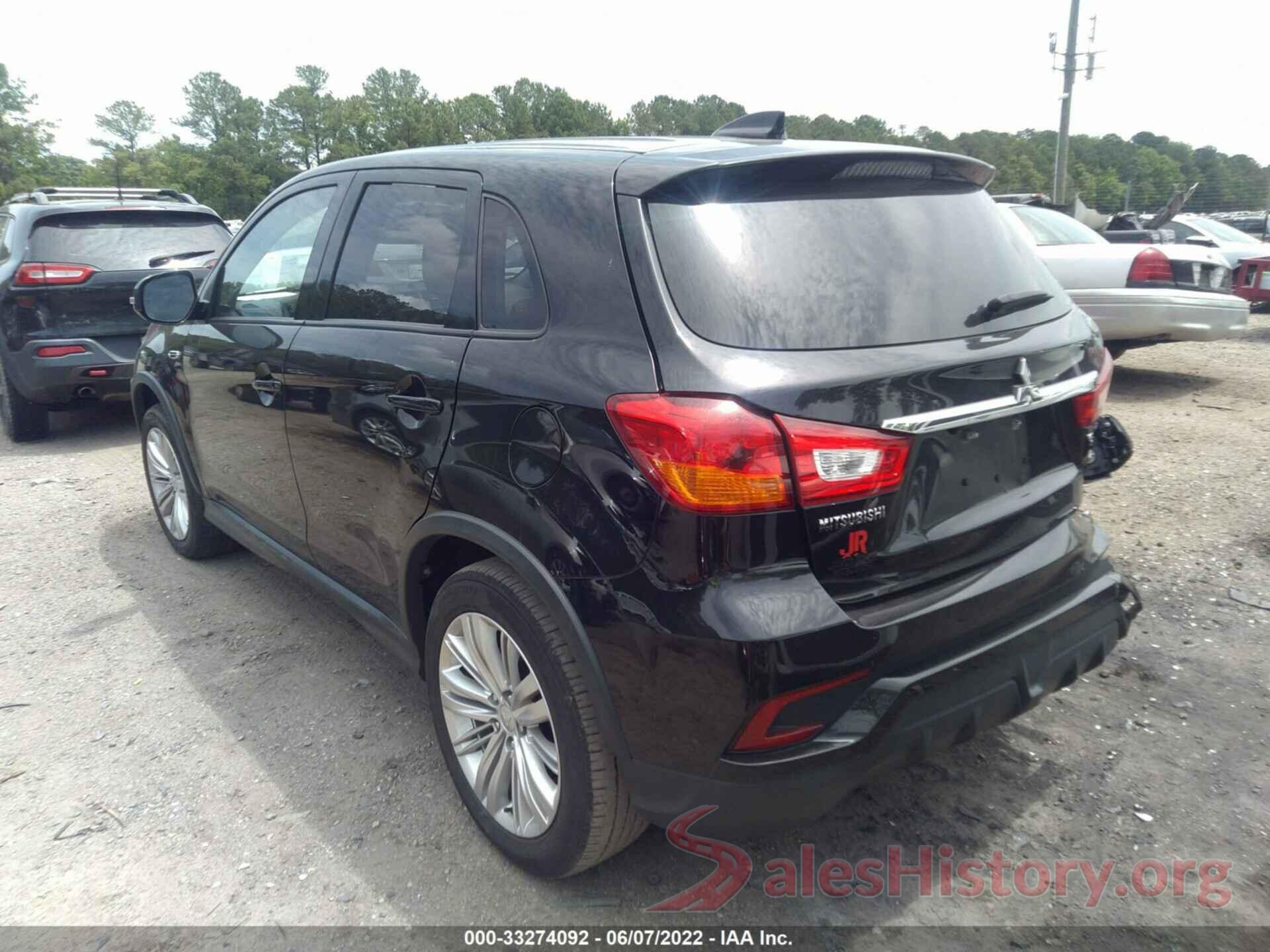 JA4AR3AU1KU001497 2019 MITSUBISHI OUTLANDER SPORT