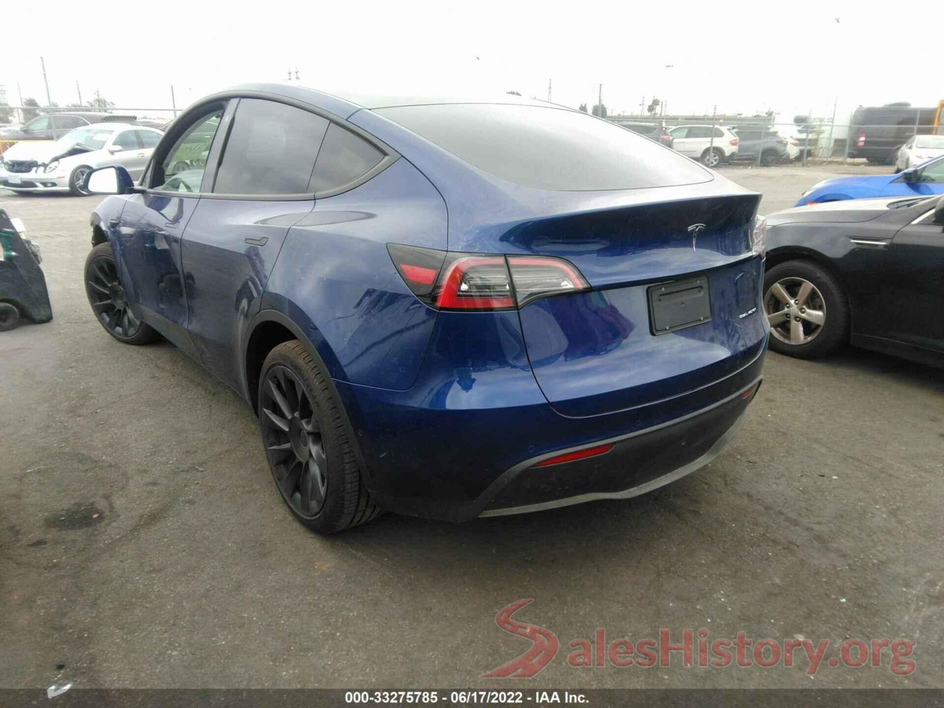 7SAYGDEE0NF346586 2022 TESLA MODEL Y