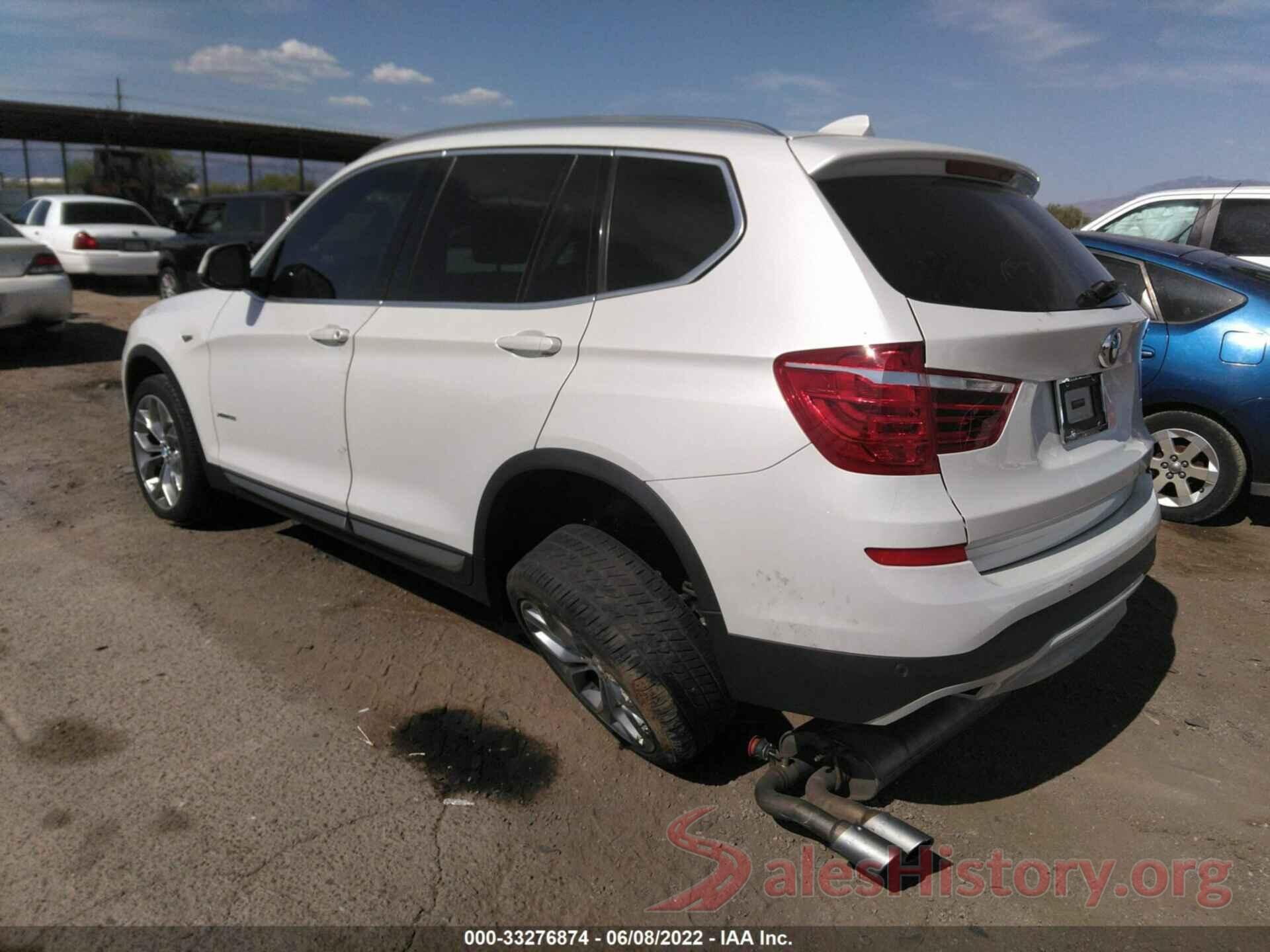 5UXWX9C50G0D89168 2016 BMW X3