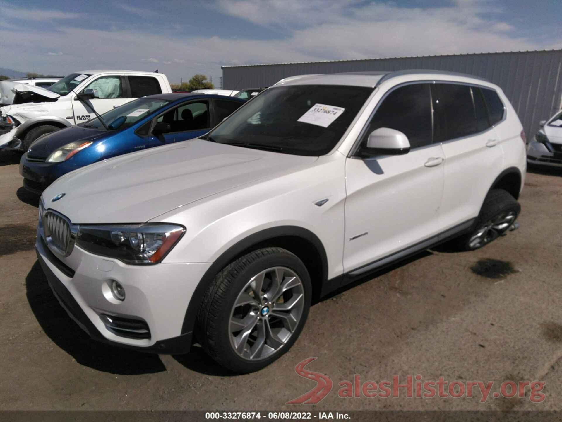 5UXWX9C50G0D89168 2016 BMW X3