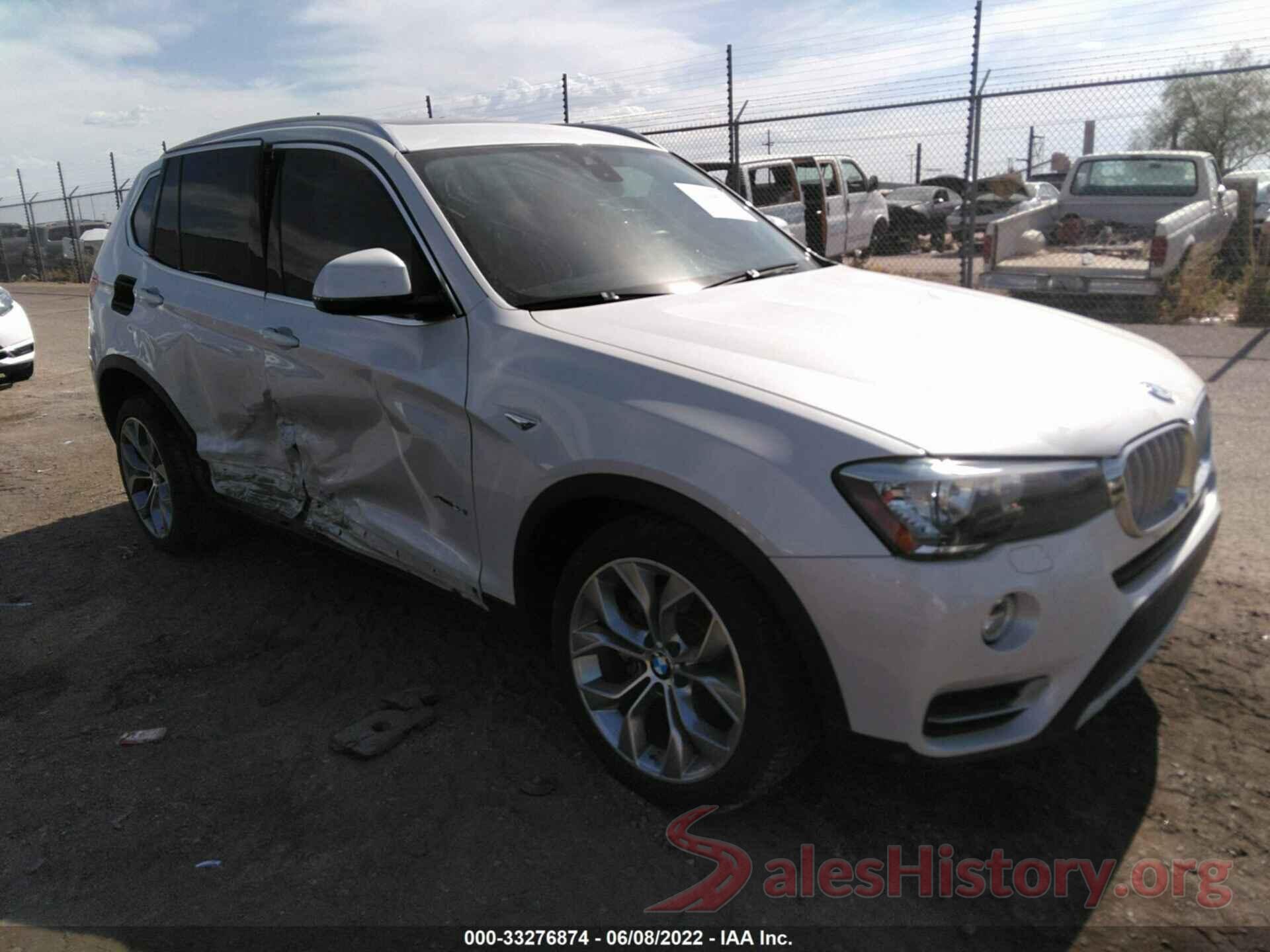 5UXWX9C50G0D89168 2016 BMW X3