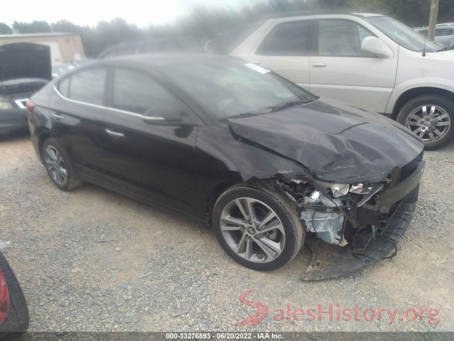 KMHD84LFXHU332805 2017 HYUNDAI ELANTRA