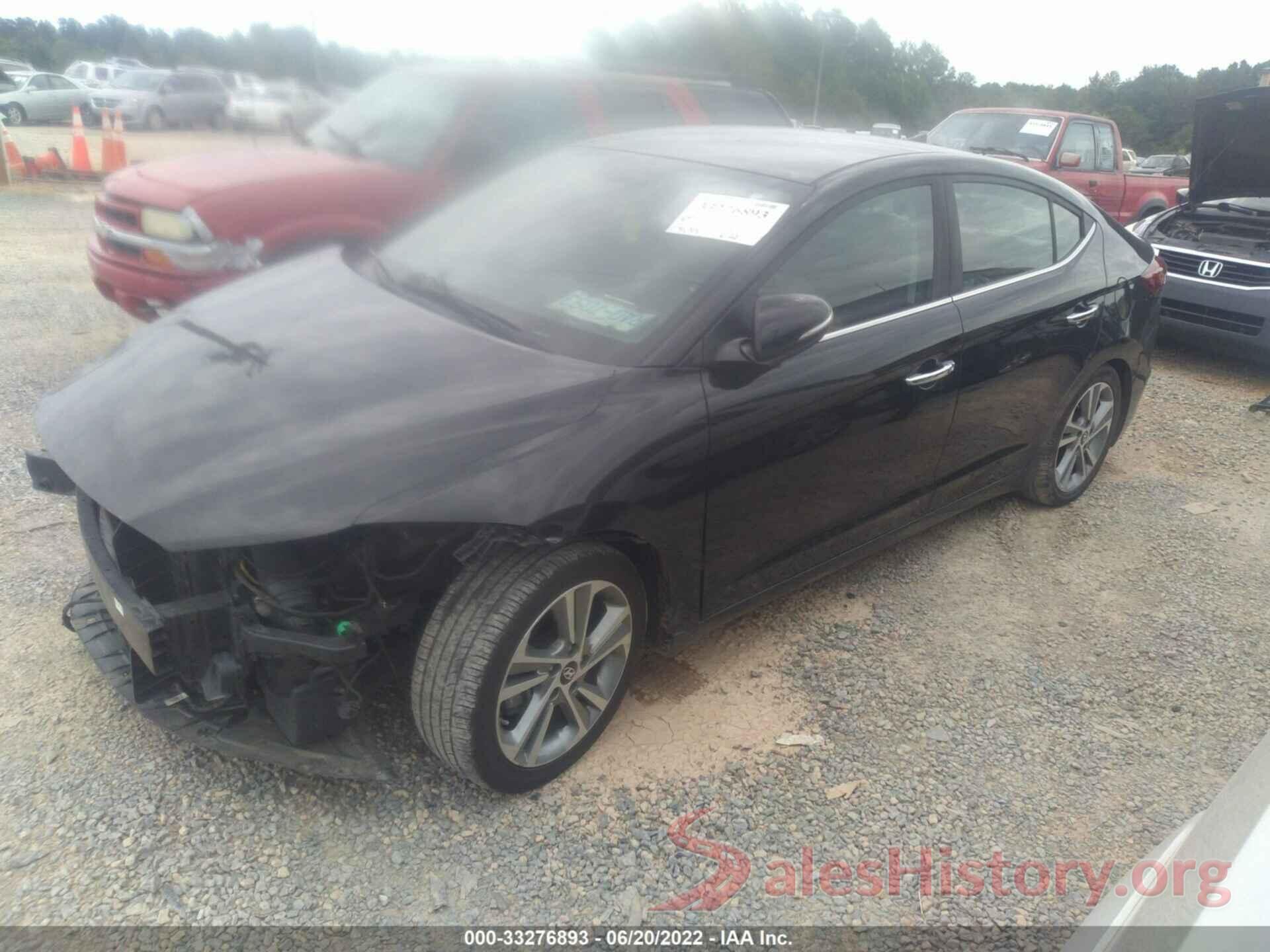 KMHD84LFXHU332805 2017 HYUNDAI ELANTRA