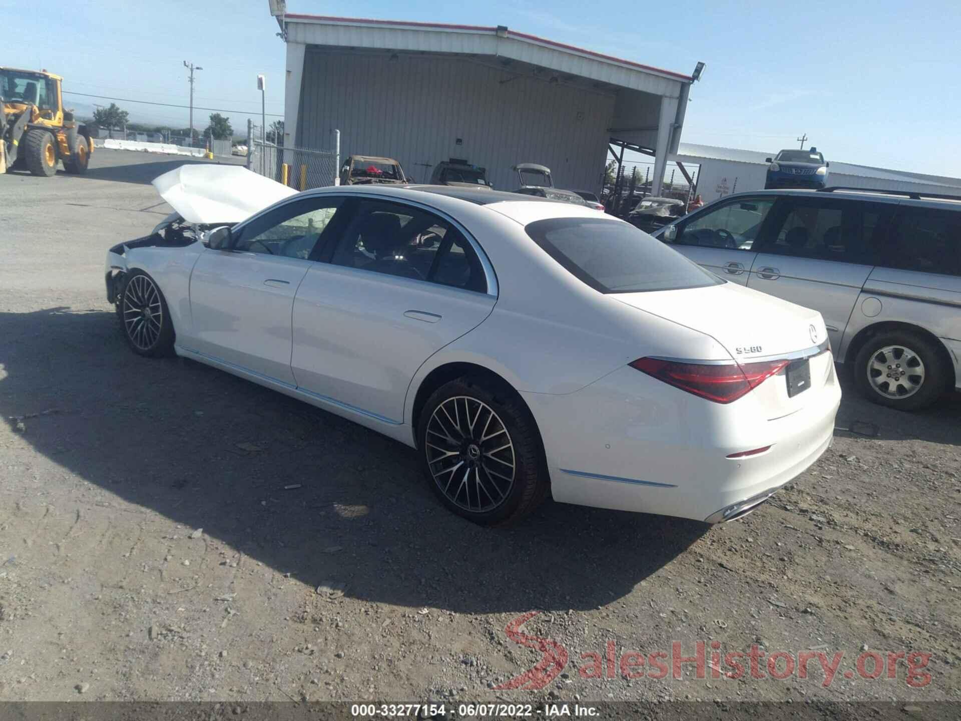 W1K6G7GB0NA095737 2022 MERCEDES-BENZ S-CLASS