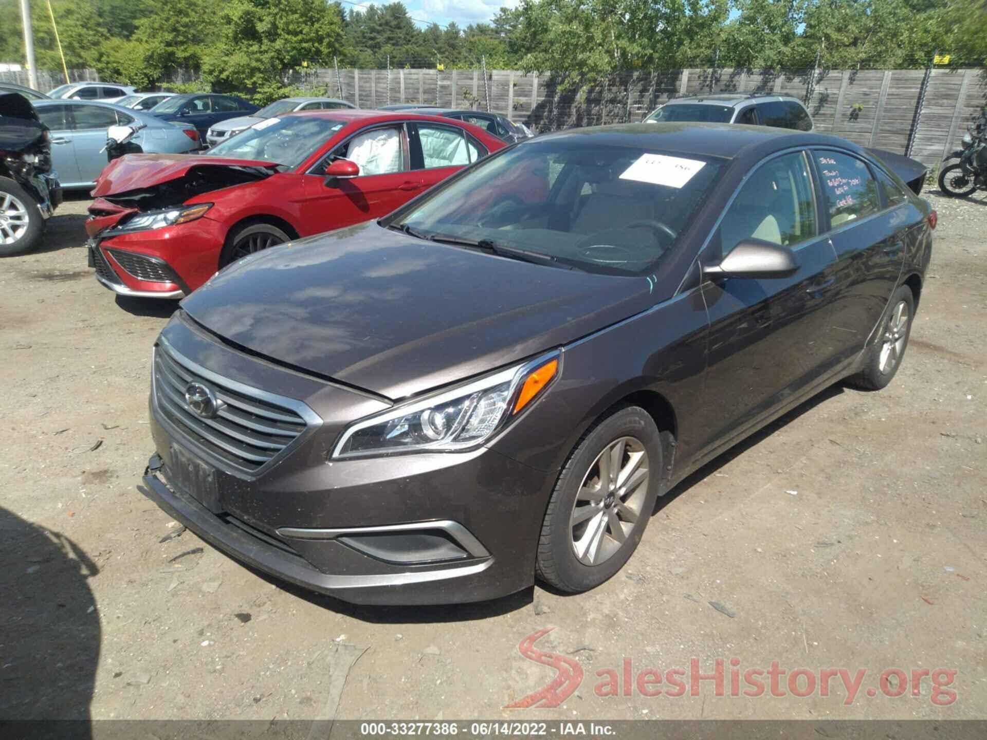 5NPE24AF5GH433286 2016 HYUNDAI SONATA