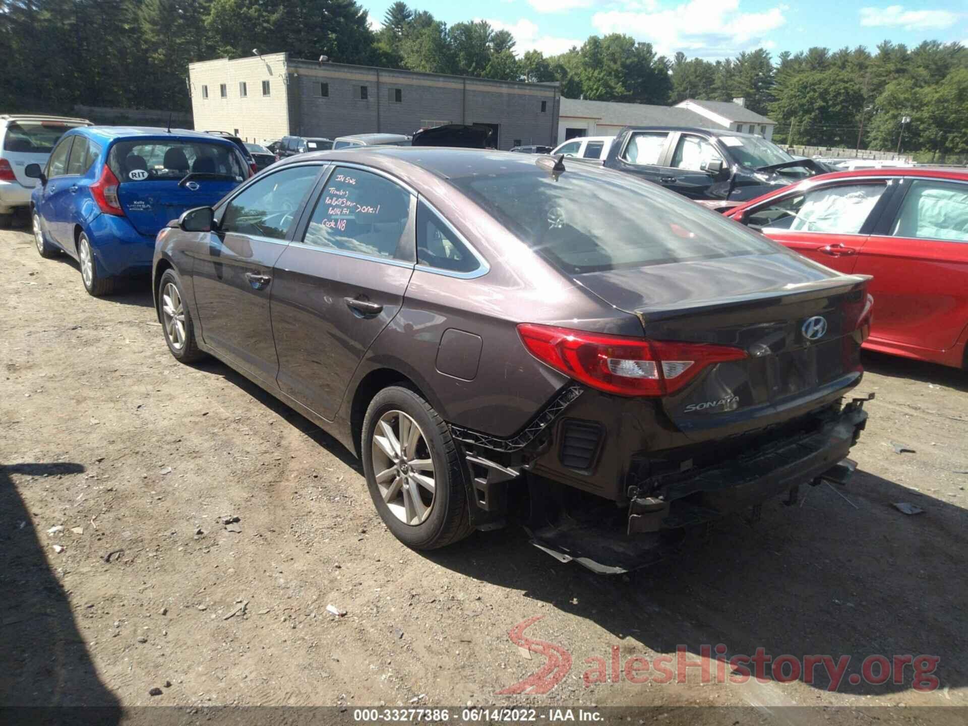 5NPE24AF5GH433286 2016 HYUNDAI SONATA