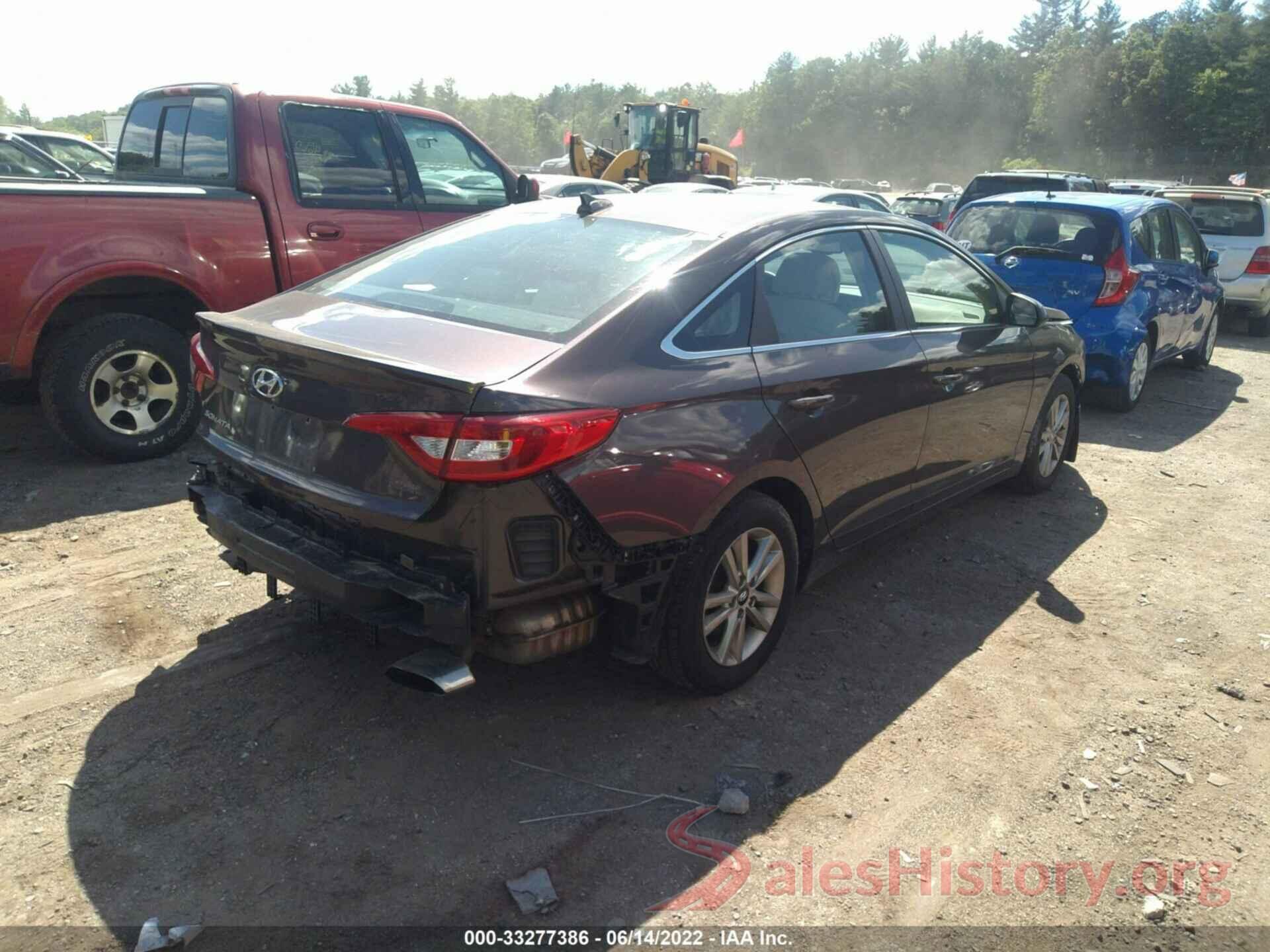 5NPE24AF5GH433286 2016 HYUNDAI SONATA