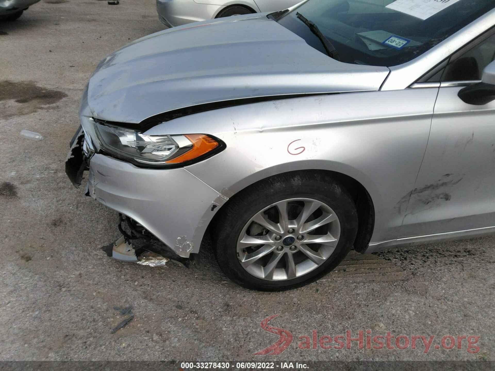 3FA6P0HDXHR264034 2017 FORD FUSION