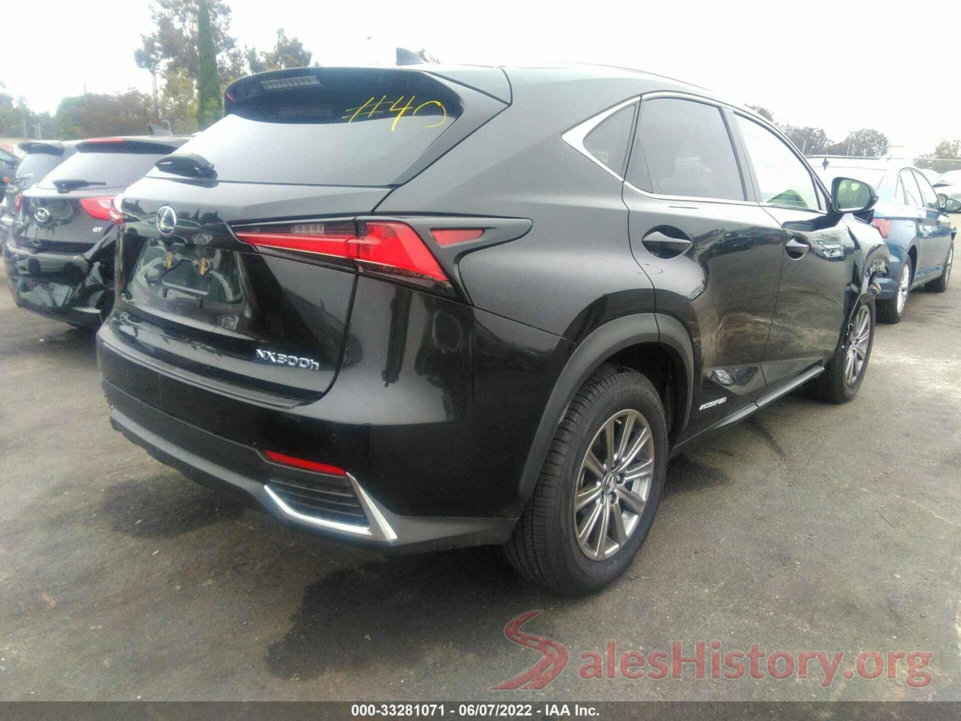 JTJBJRBZ8K2108022 2019 LEXUS NX