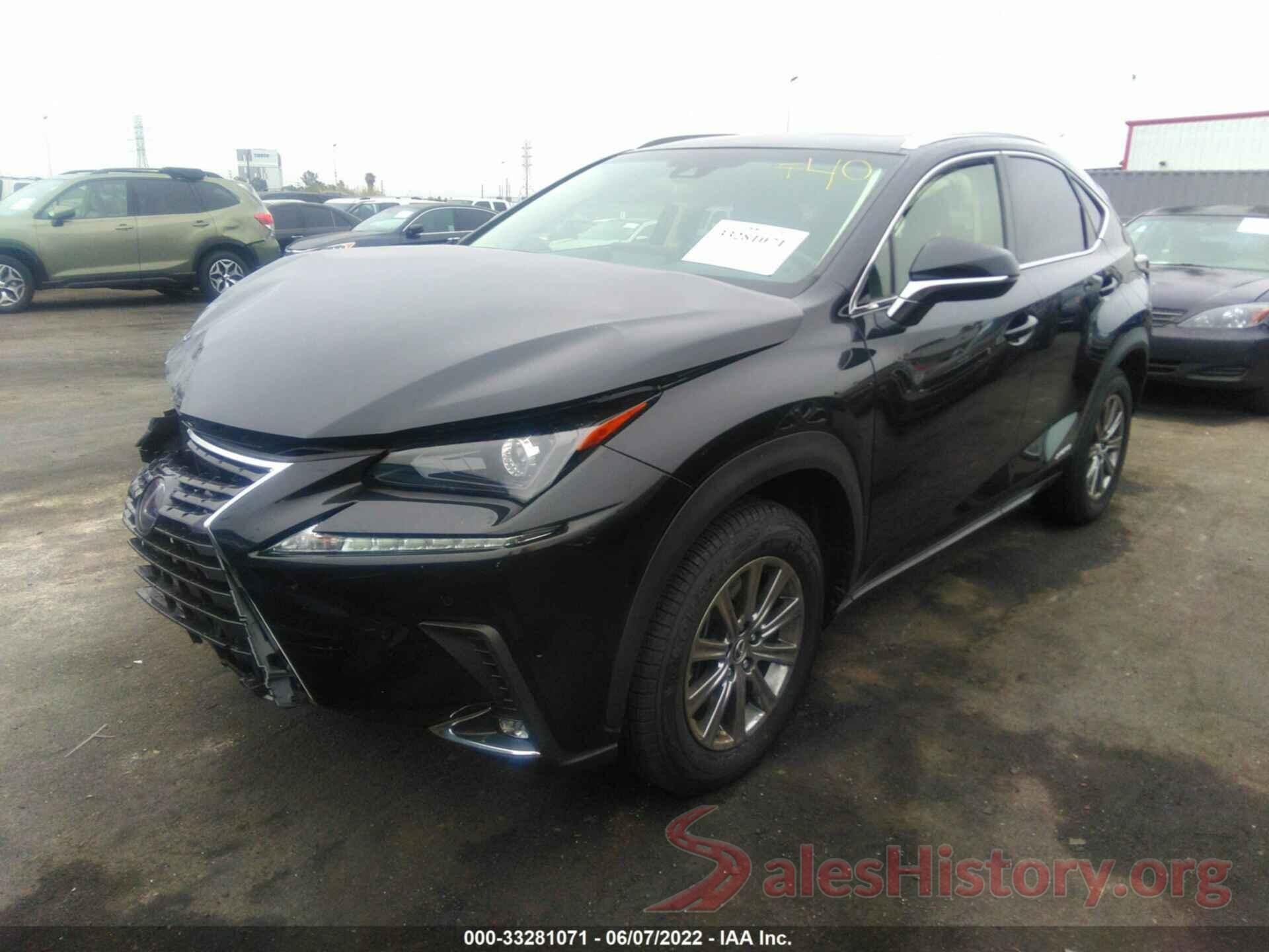 JTJBJRBZ8K2108022 2019 LEXUS NX