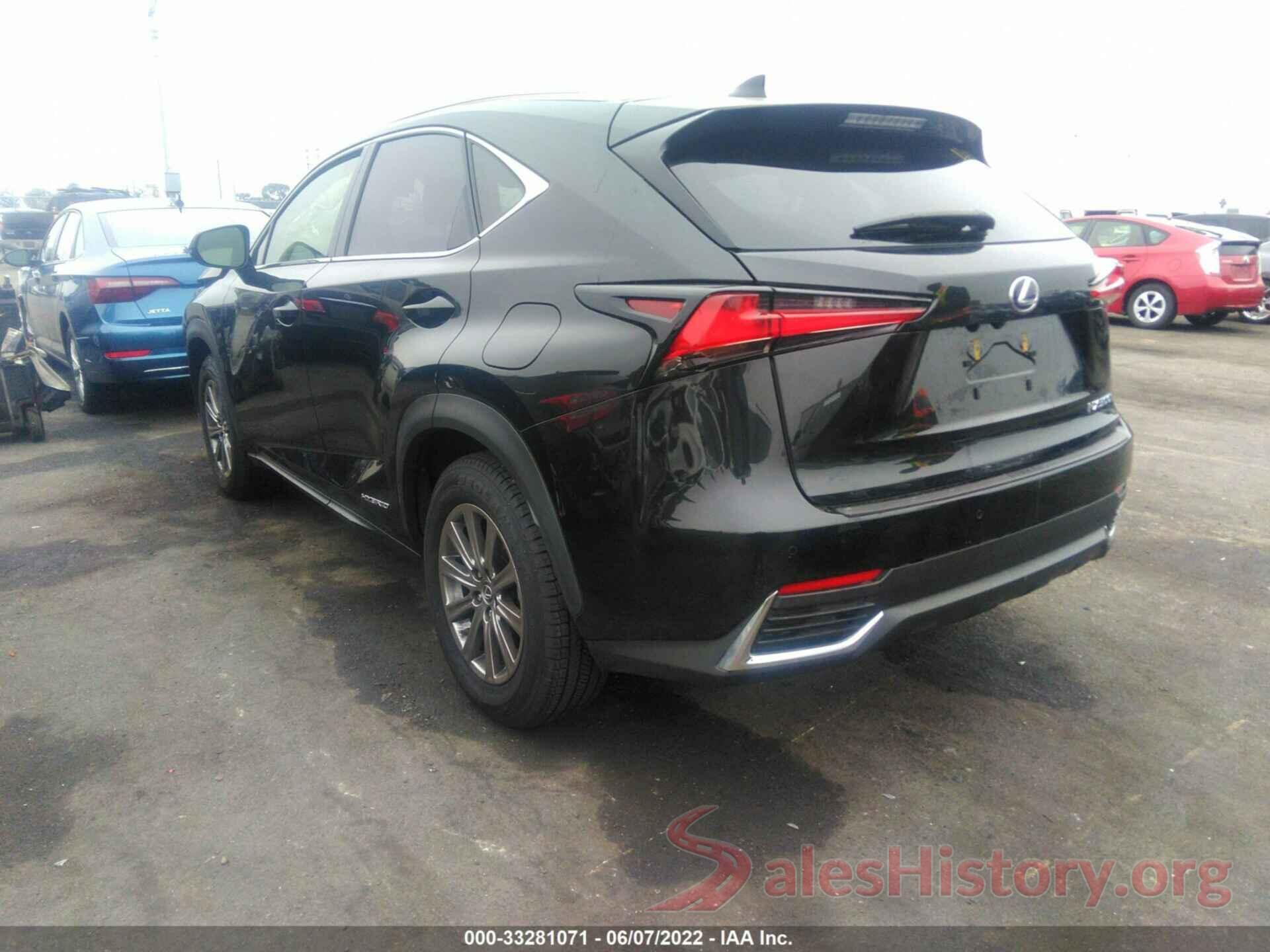 JTJBJRBZ8K2108022 2019 LEXUS NX