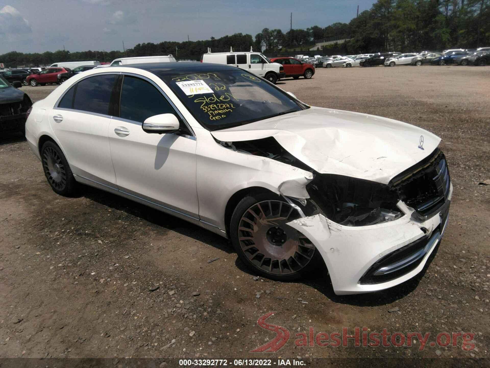 WDDUG8GB7KA428735 2019 MERCEDES-BENZ S-CLASS