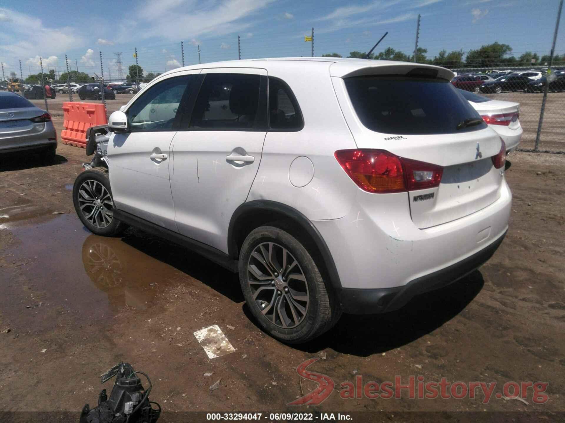 JA4AR3AU0GZ027454 2016 MITSUBISHI OUTLANDER SPORT